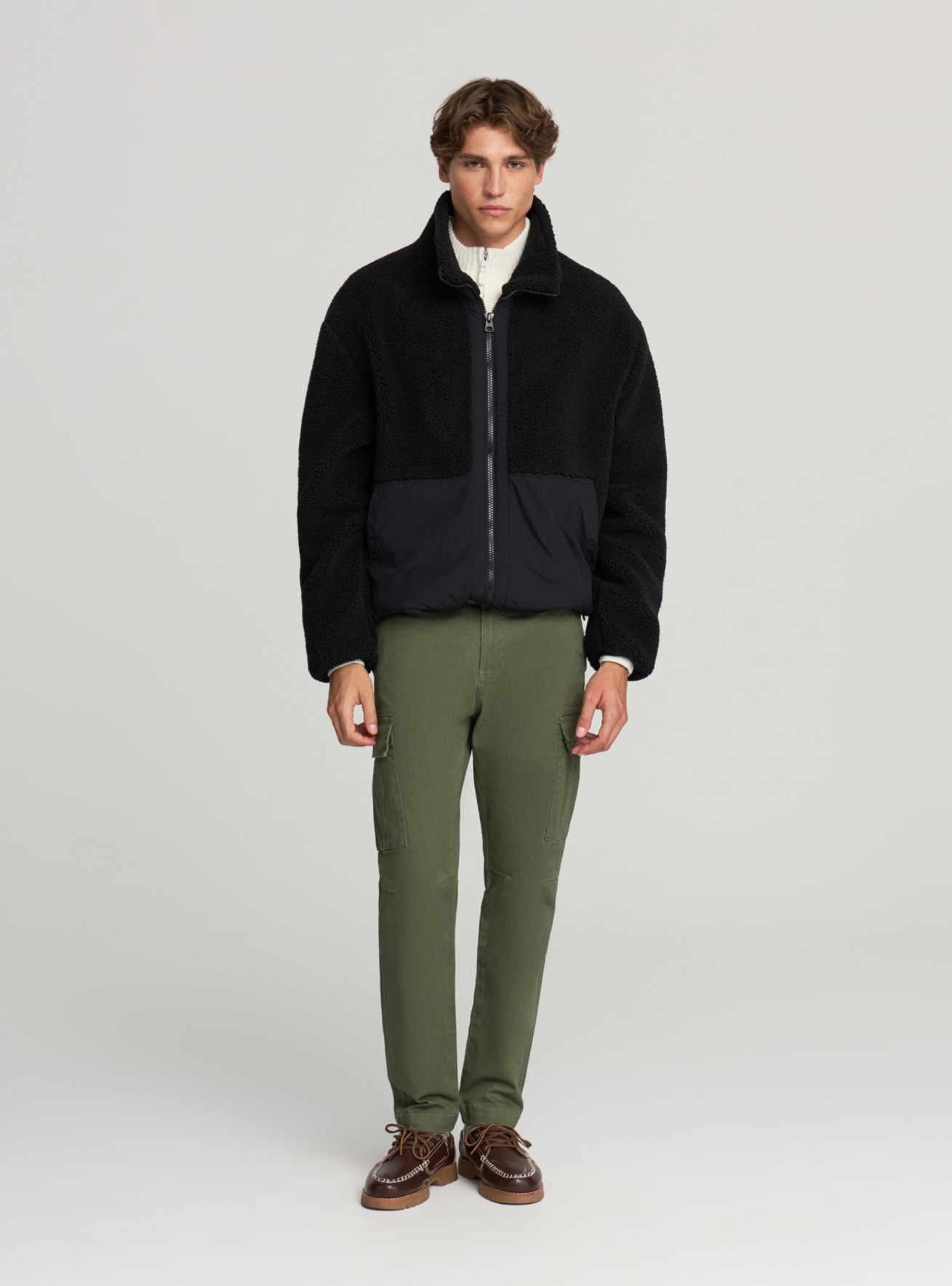 Pantaloni cargo elasticizzati