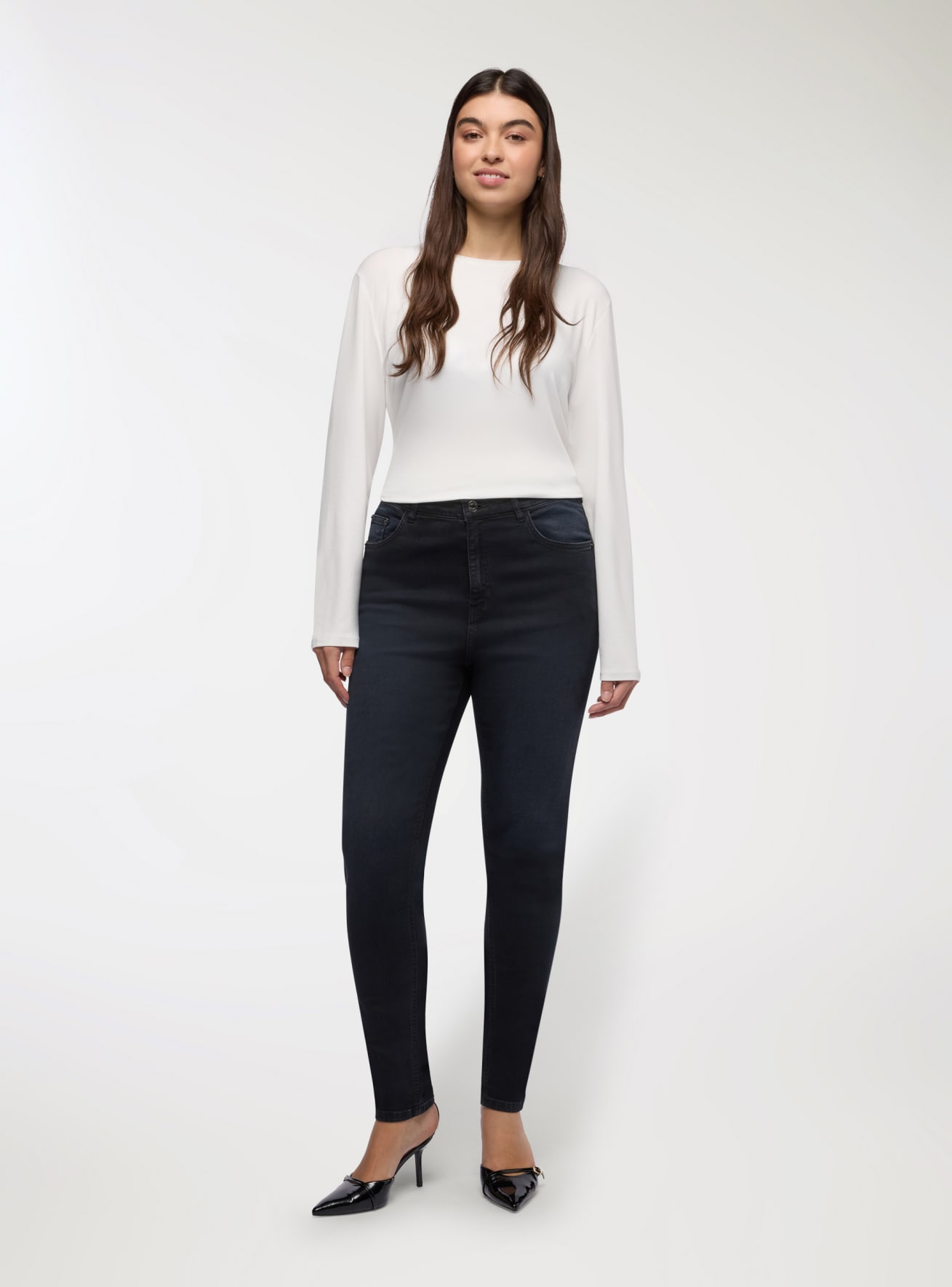 Pantalone Jeans Lungo Donna Terranova