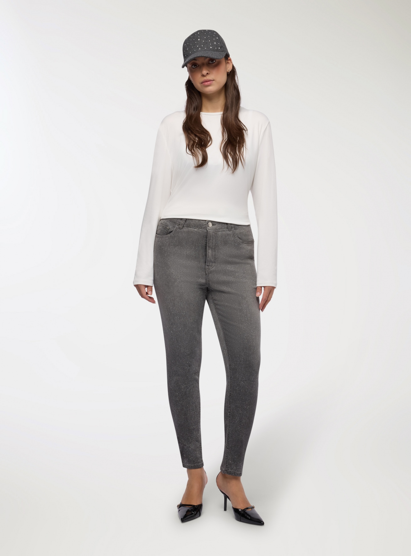 Pantalone Jeans Lungo Damen Terranova