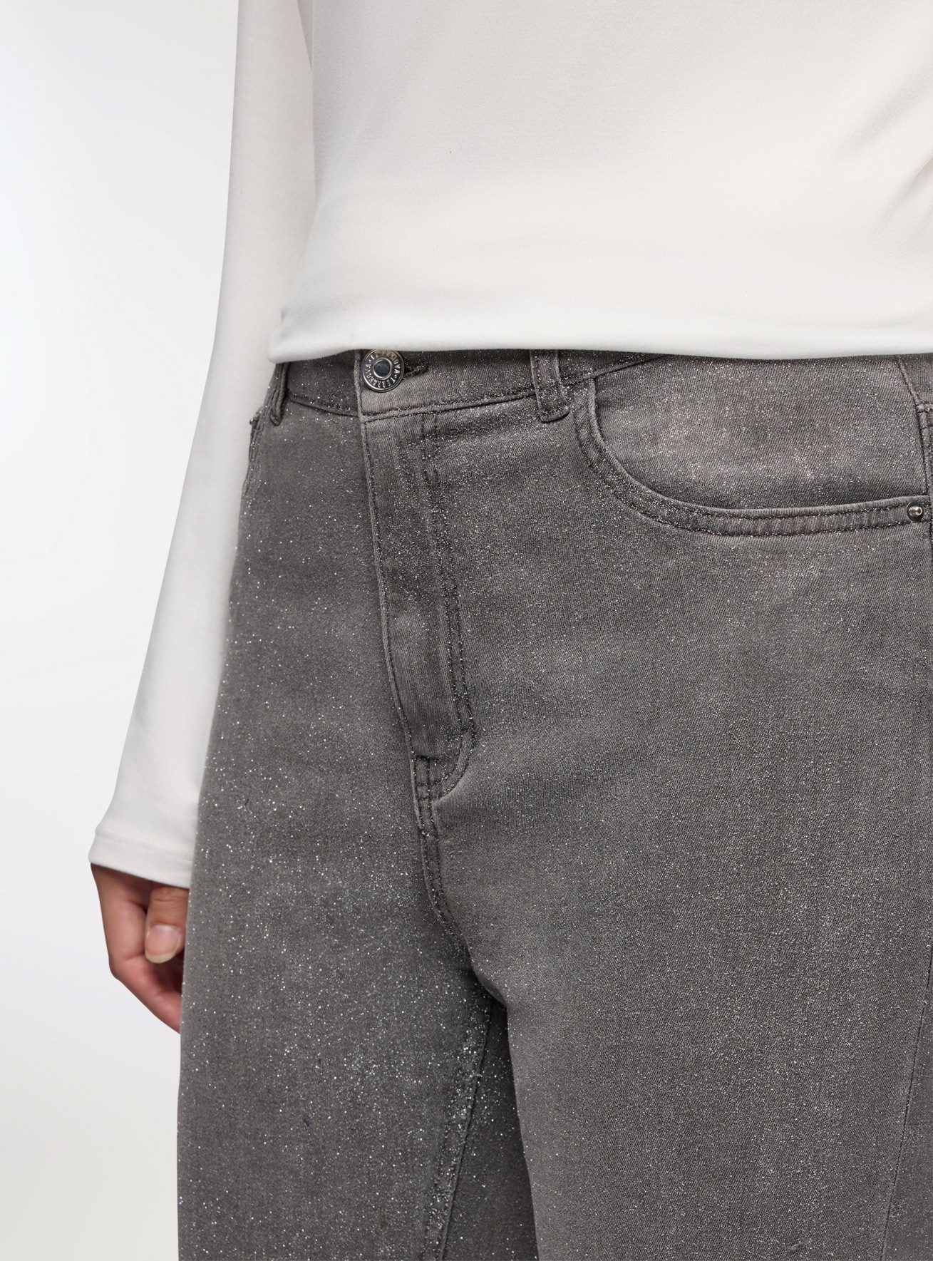 Pantalone Jeans Lungo Damen Terranova