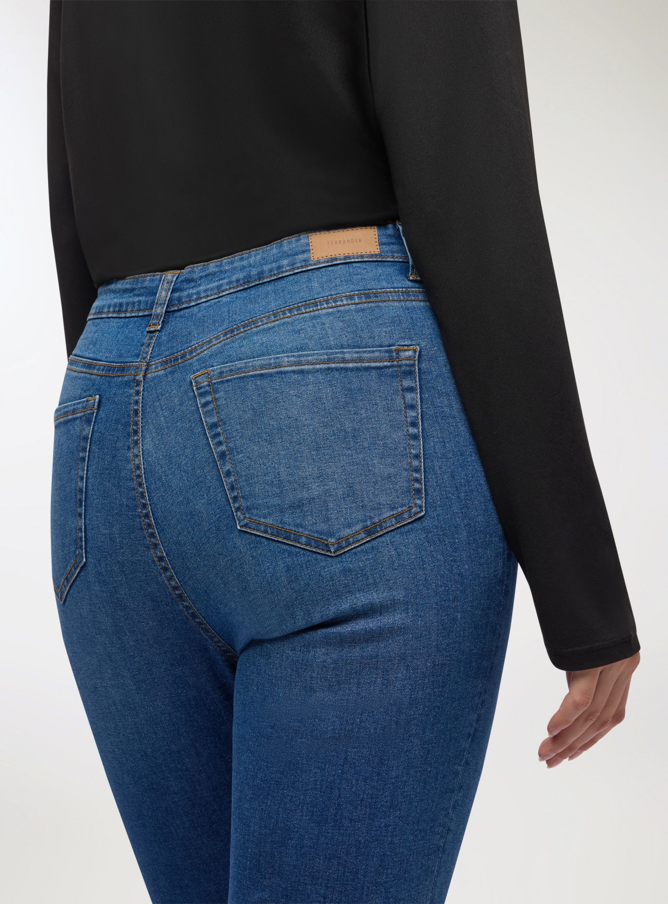 Pantalone Jeans Lungo Donna Terranova