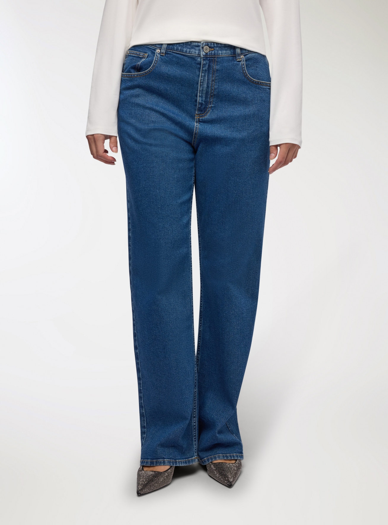 Pantalone Jeans Lungo Donna Terranova