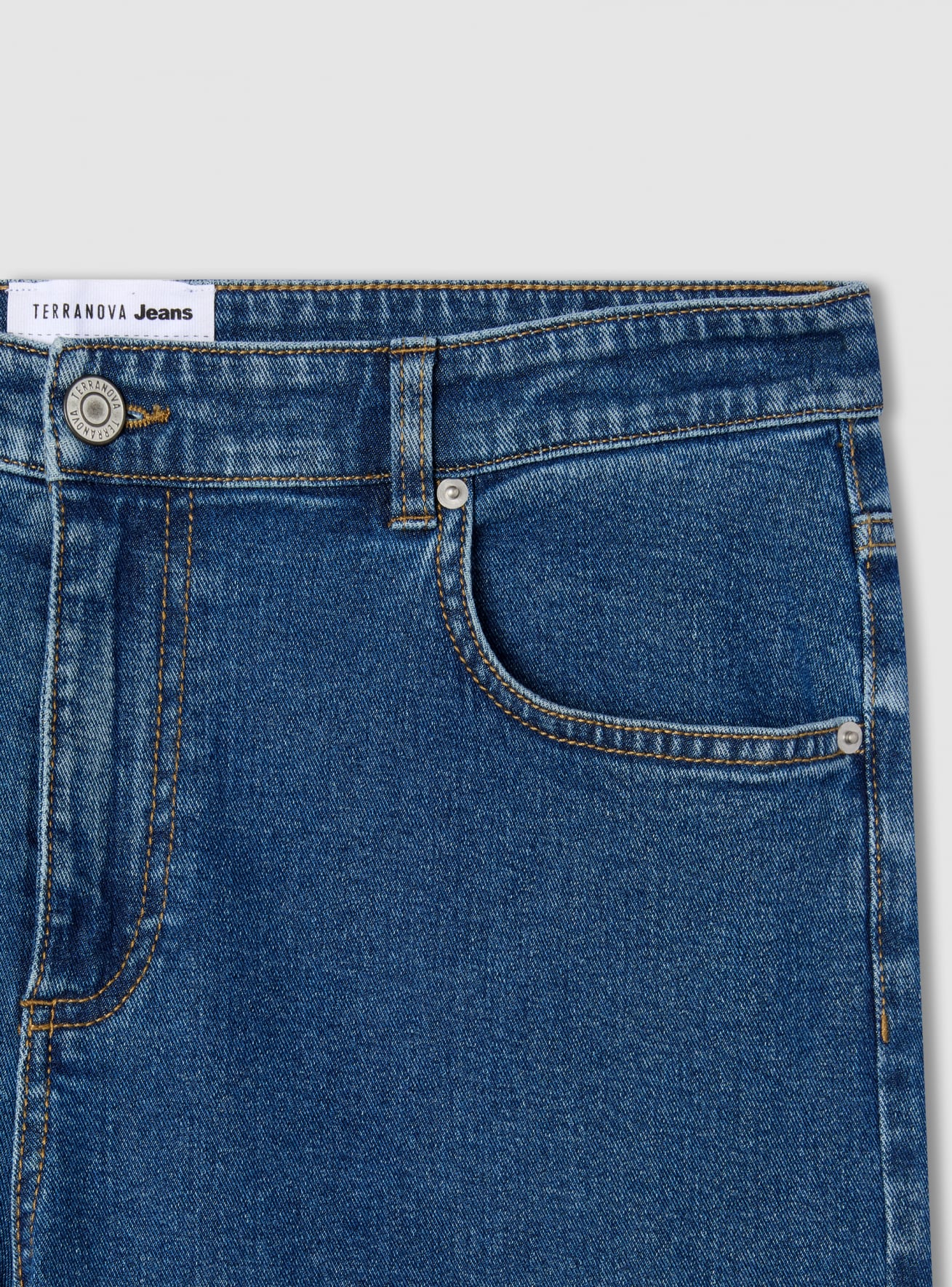 Pantalone Jeans Lungo Donna Terranova