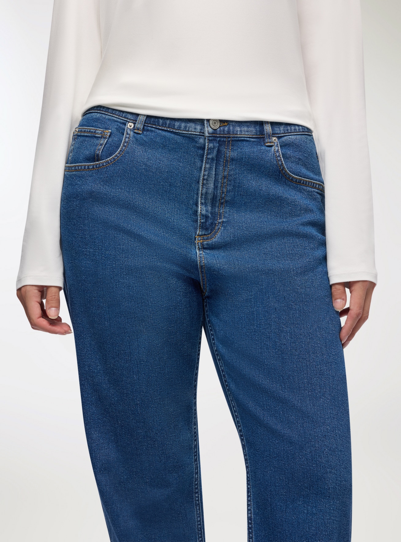 Pantalone Jeans Lungo Donna Terranova