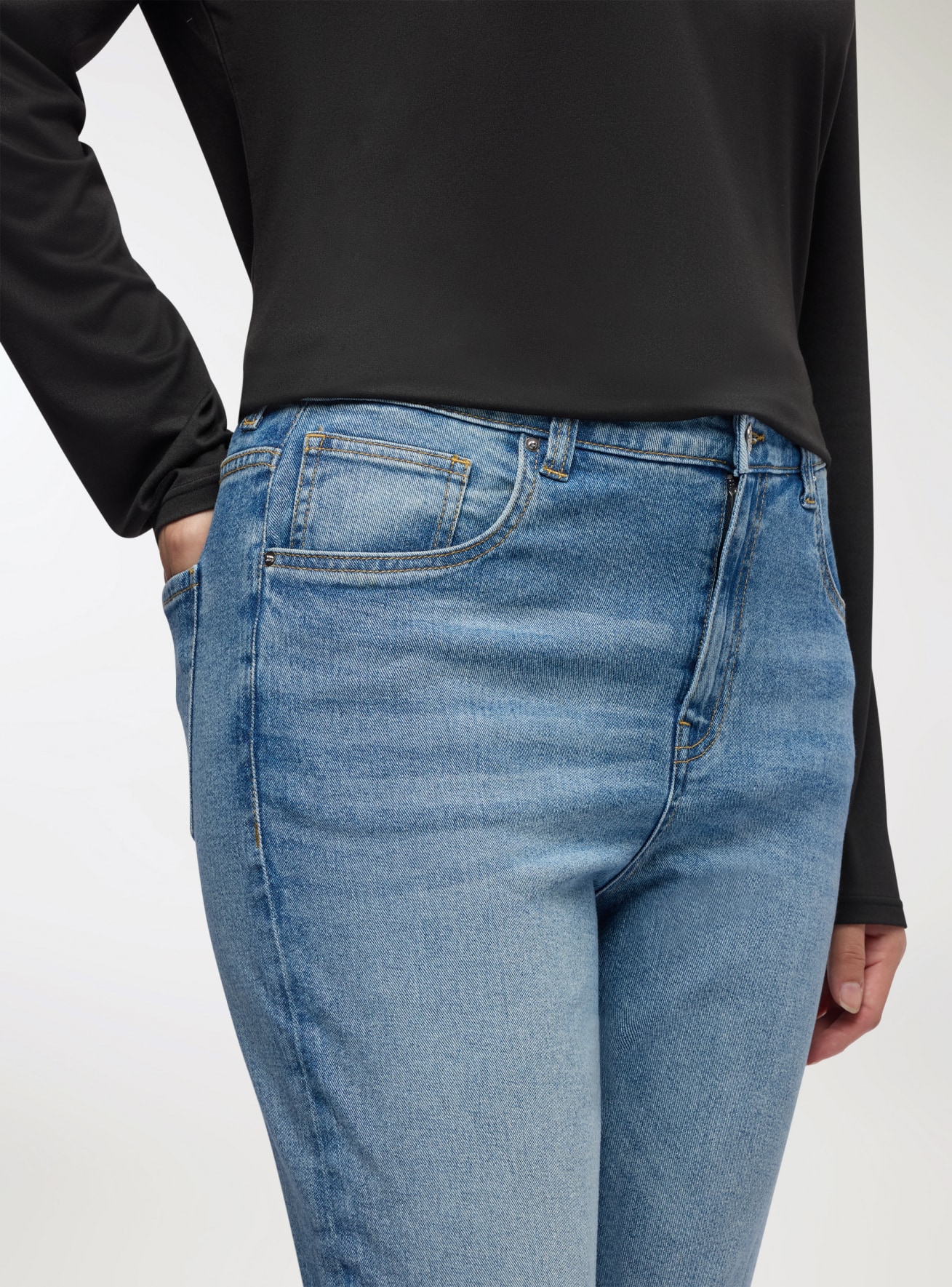 Pantalone Jeans Lungo Donna Terranova