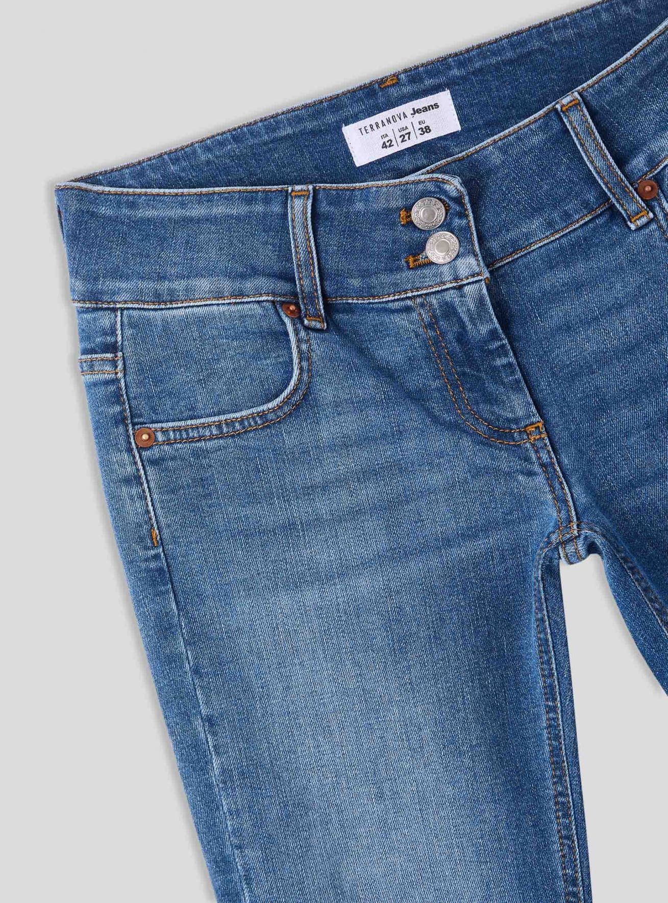 Long pants jeans Woman Terranova