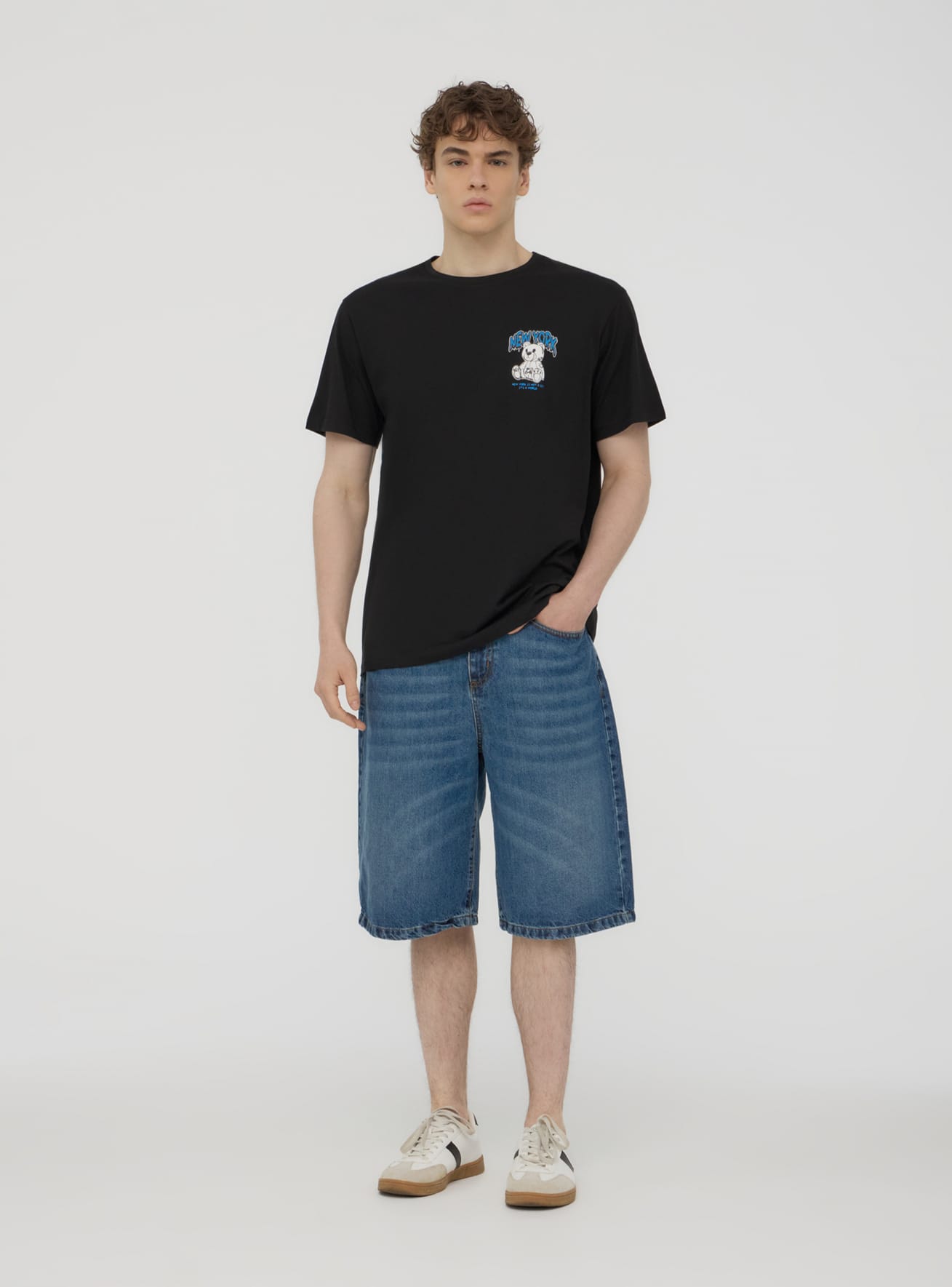 Short en Jeans Homme Terranova