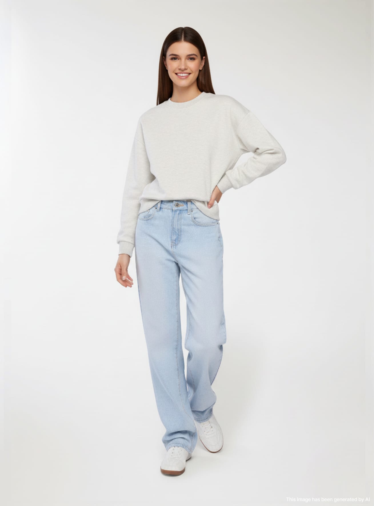Jeans de corte recto