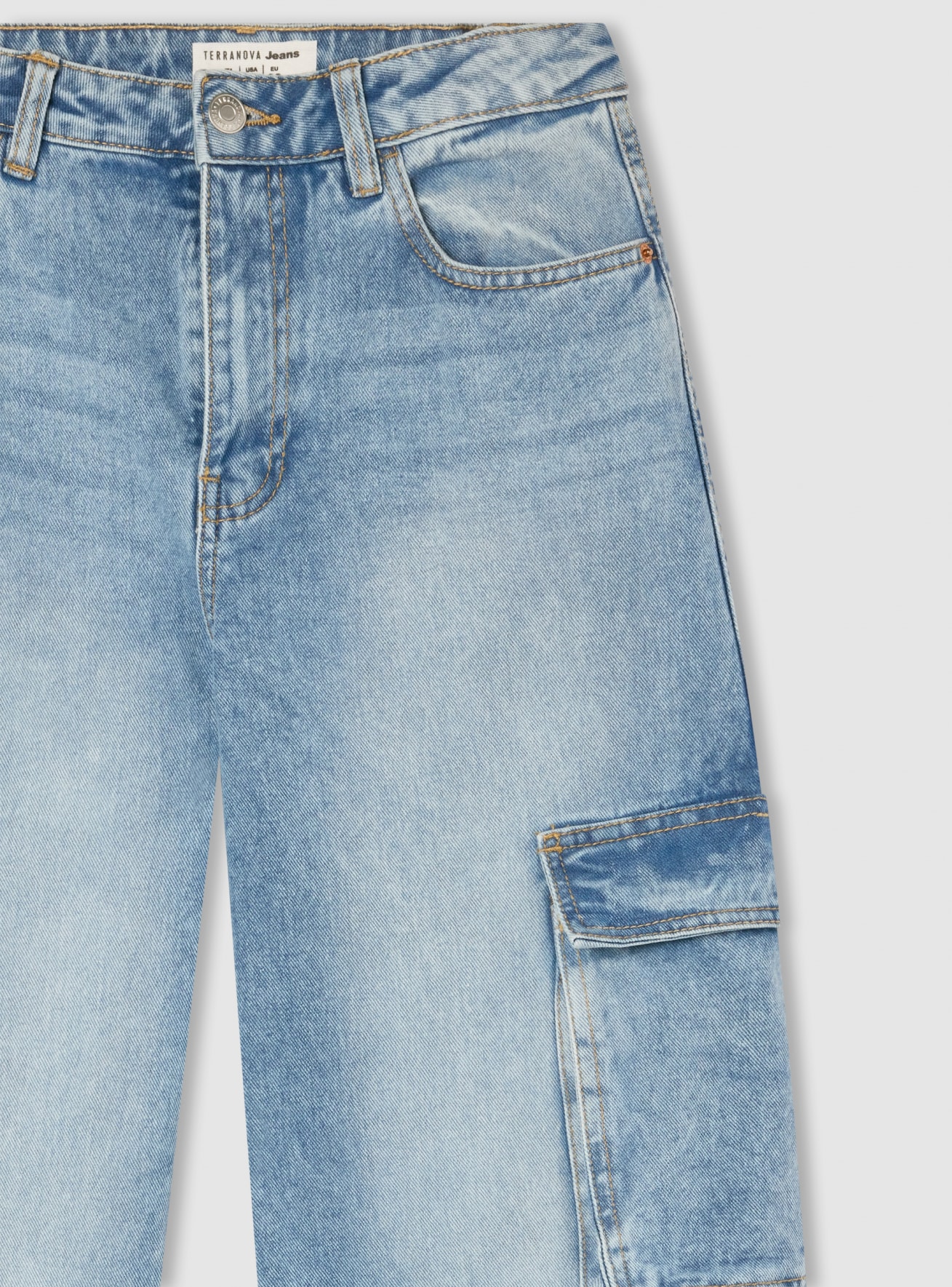 Pantalone Jeans Lungo Donna Terranova