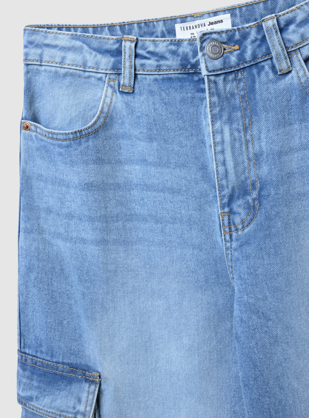 Pantalone Jeans Lungo Donna Terranova