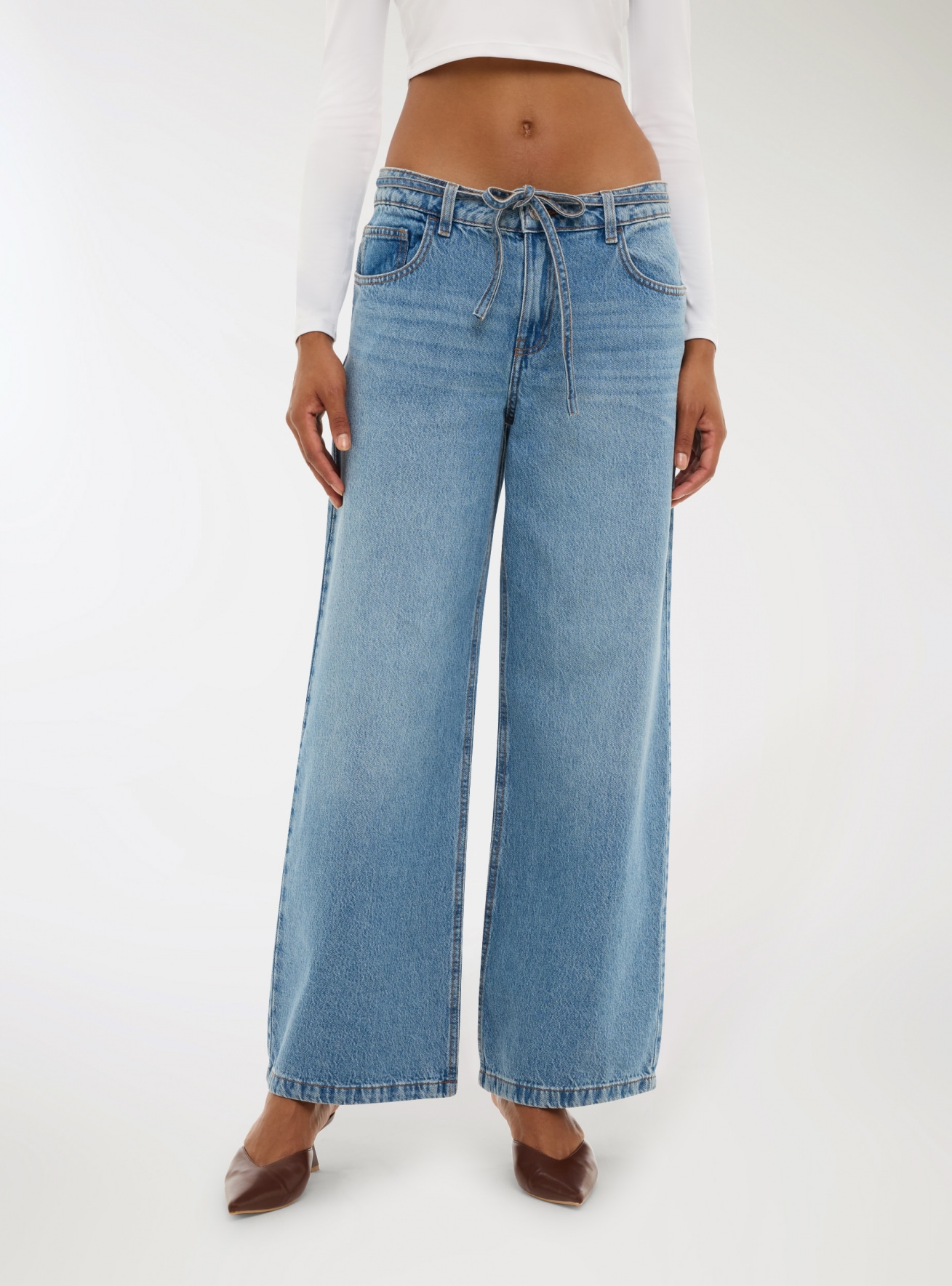 Nohavice jeans dlhe Zena Terranova