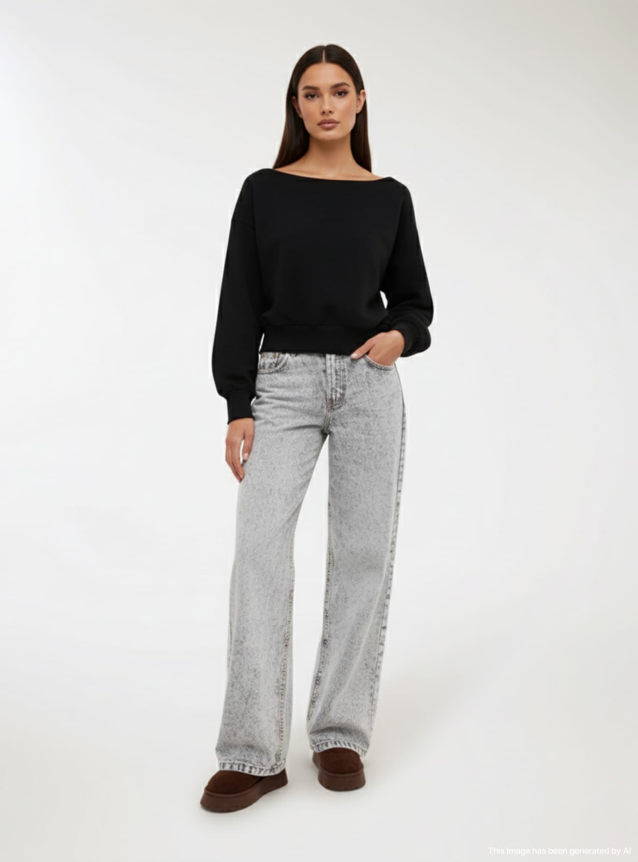 Jeans largos Mujer Terranova