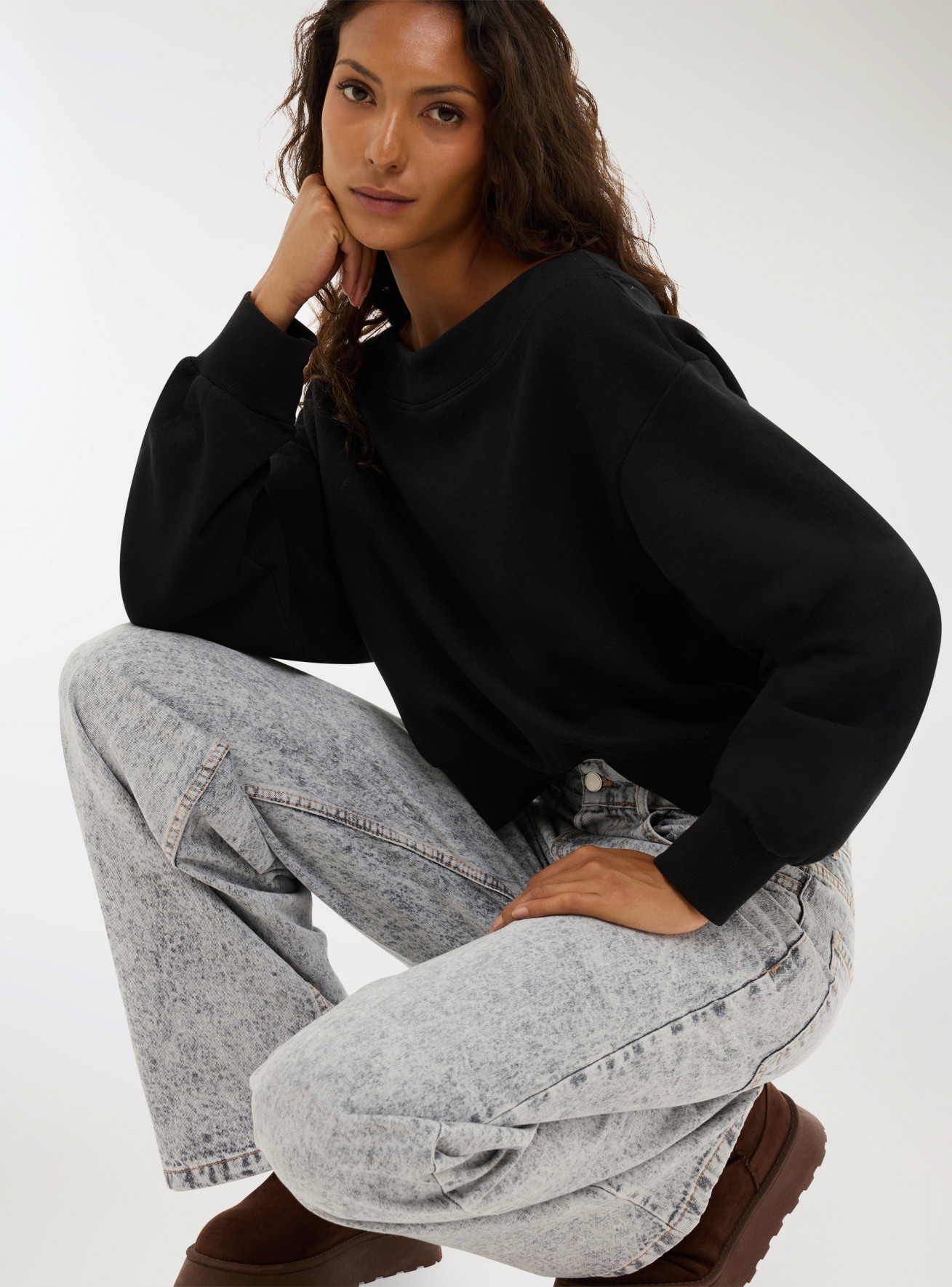 Pantalone Jeans Lungo Donna Terranova