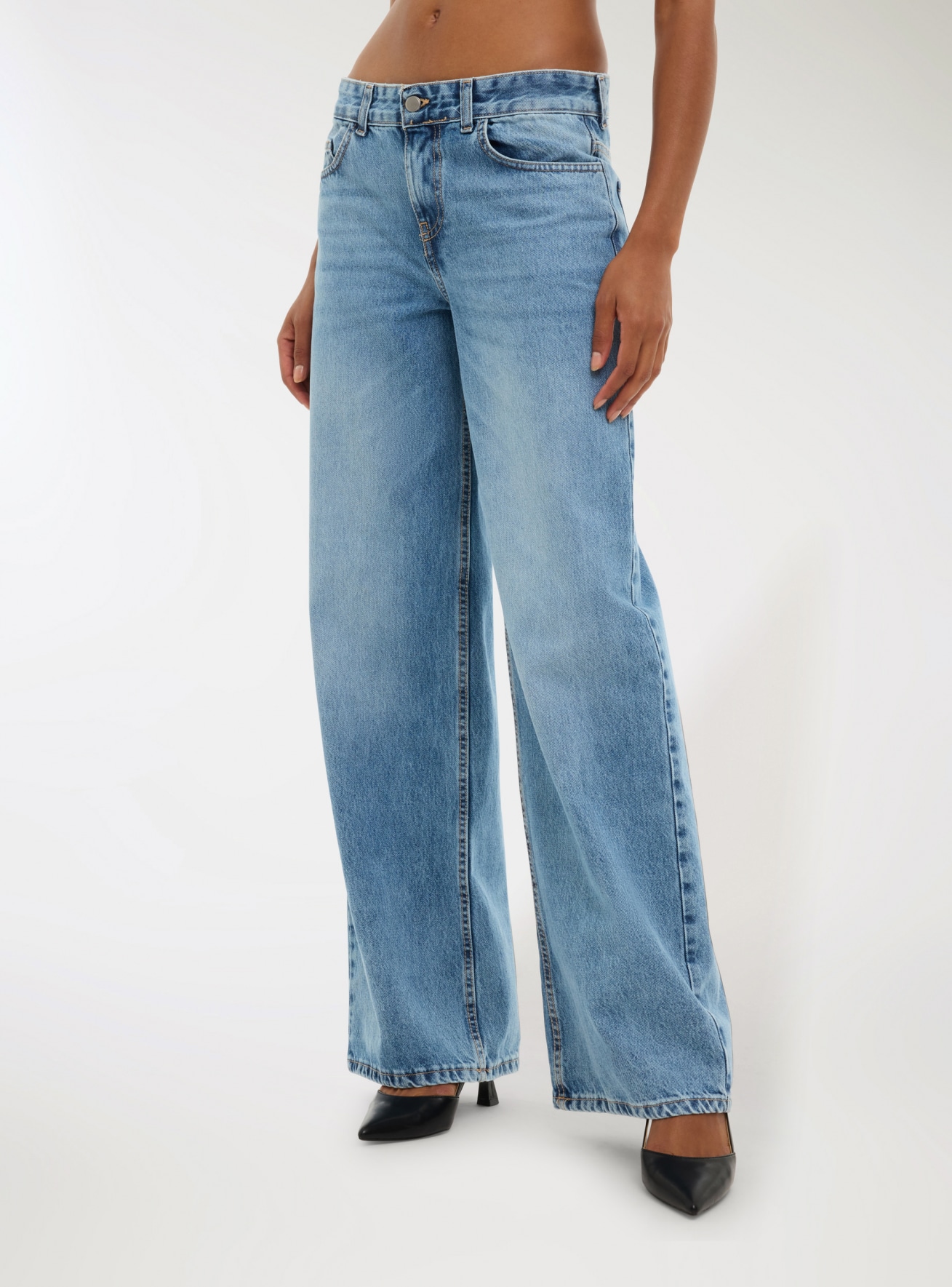 Pantalone Jeans Lungo Donna Terranova
