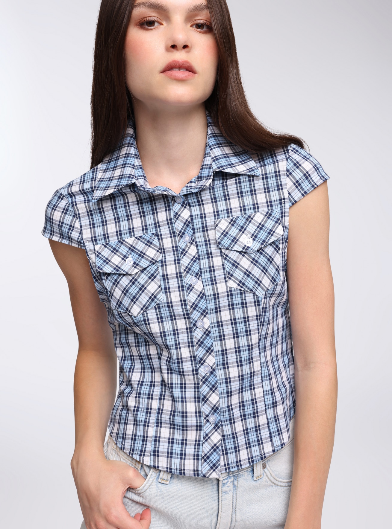 Short-sleeved shirt Woman Terranova