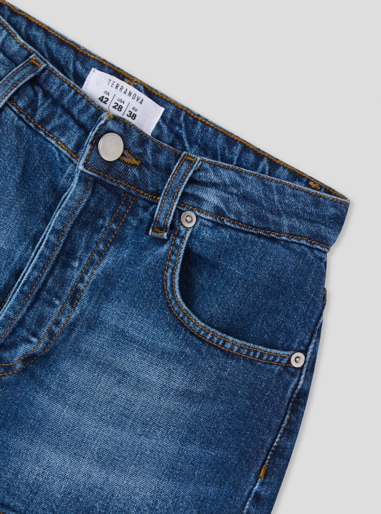 Pantalone Jeans Corto Donna Terranova