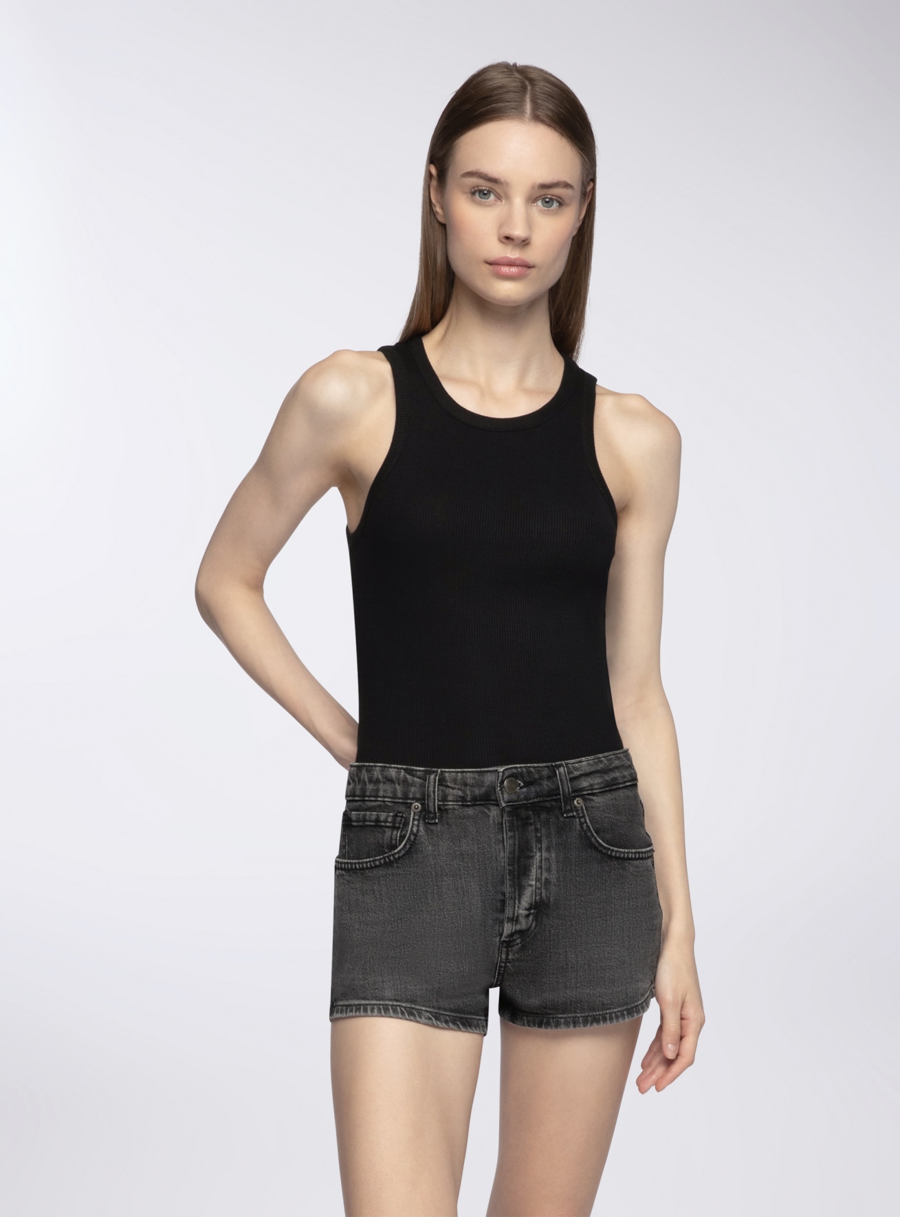 Pantalone Jeans Corto Donna Terranova