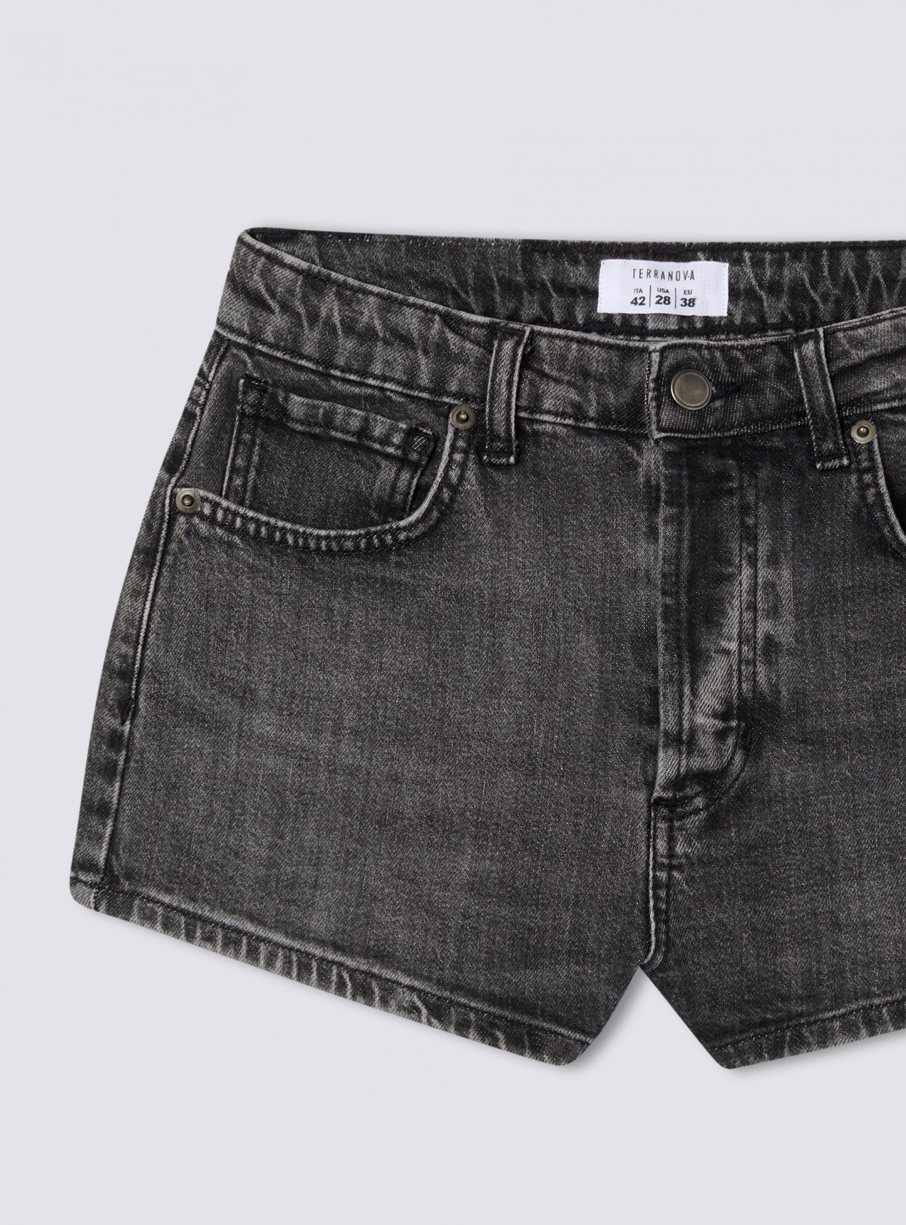 Pantalone Jeans Corto Donna Terranova