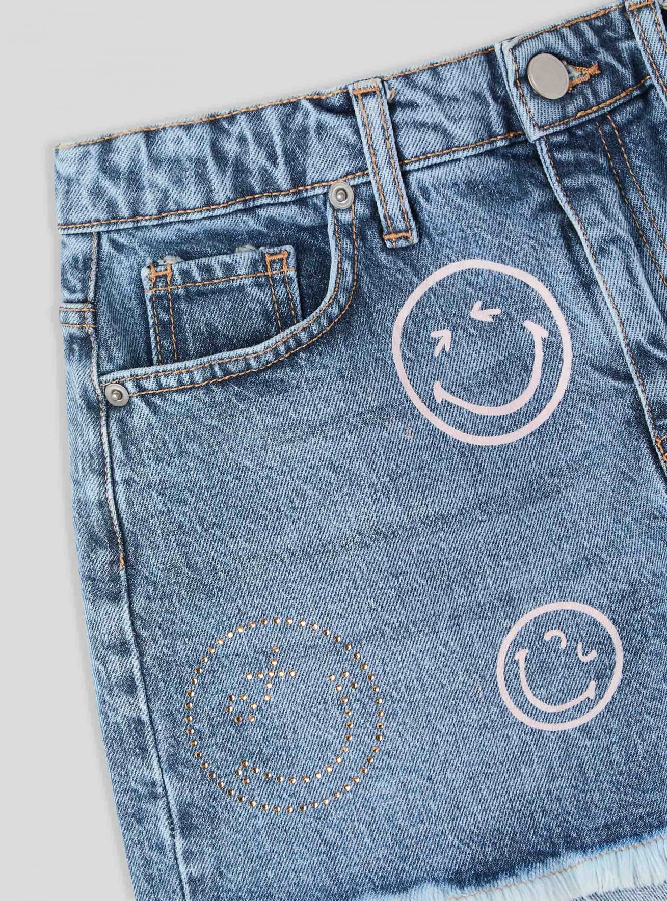 Short en Jeans Fille Terranova