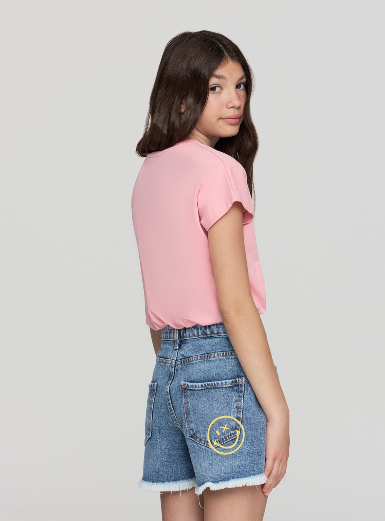 Pantalone Jeans Corto Mädchen Terranova