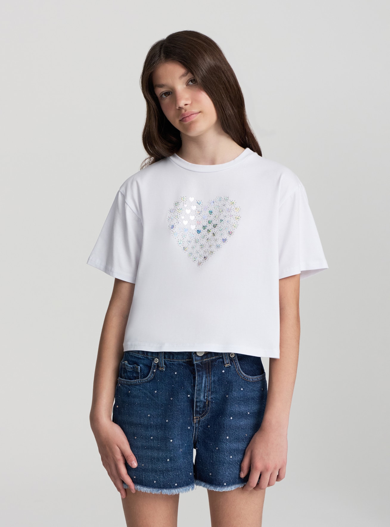 Short en Jeans Fille Terranova
