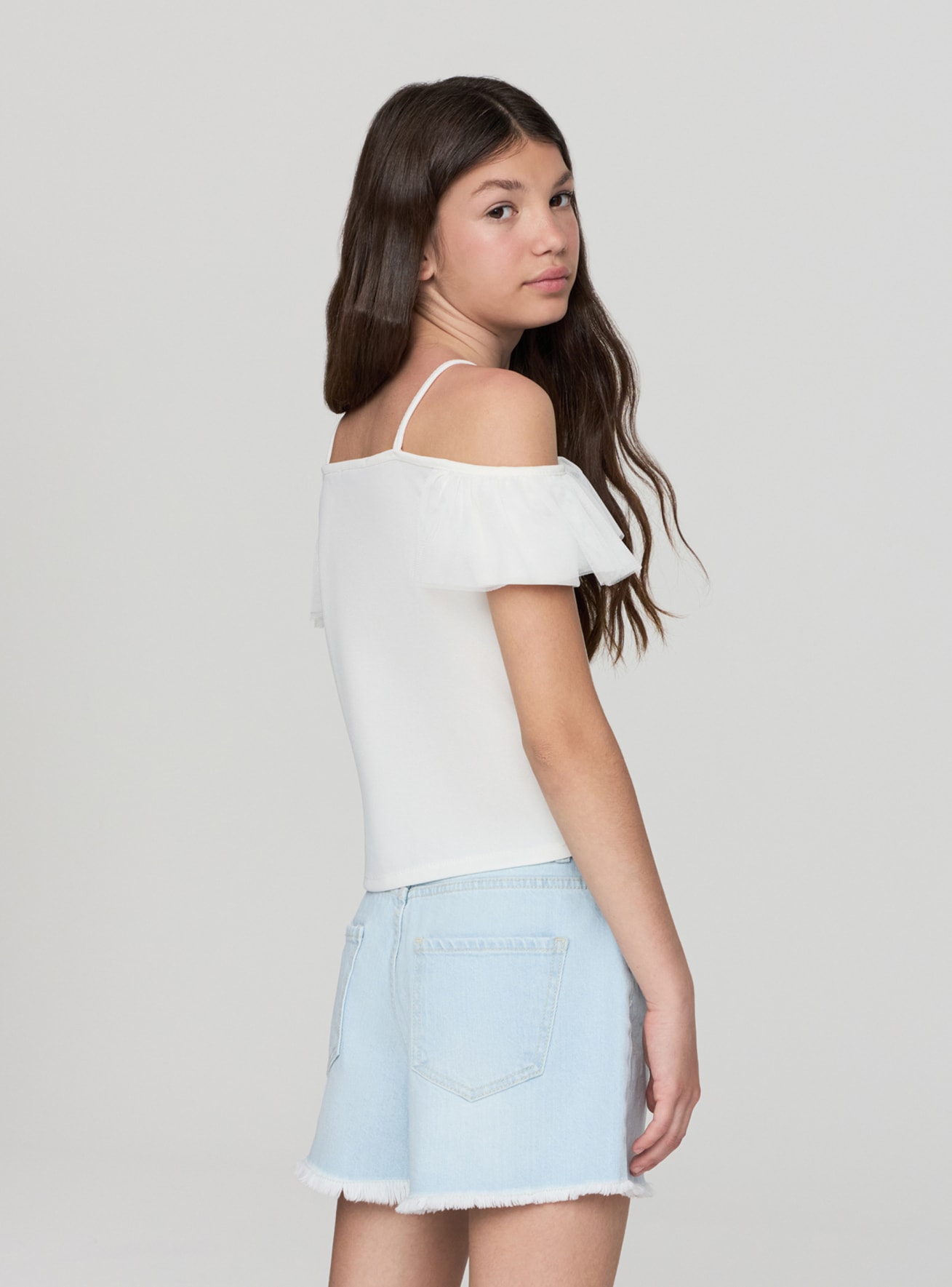Jeans cortos Niña Terranova
