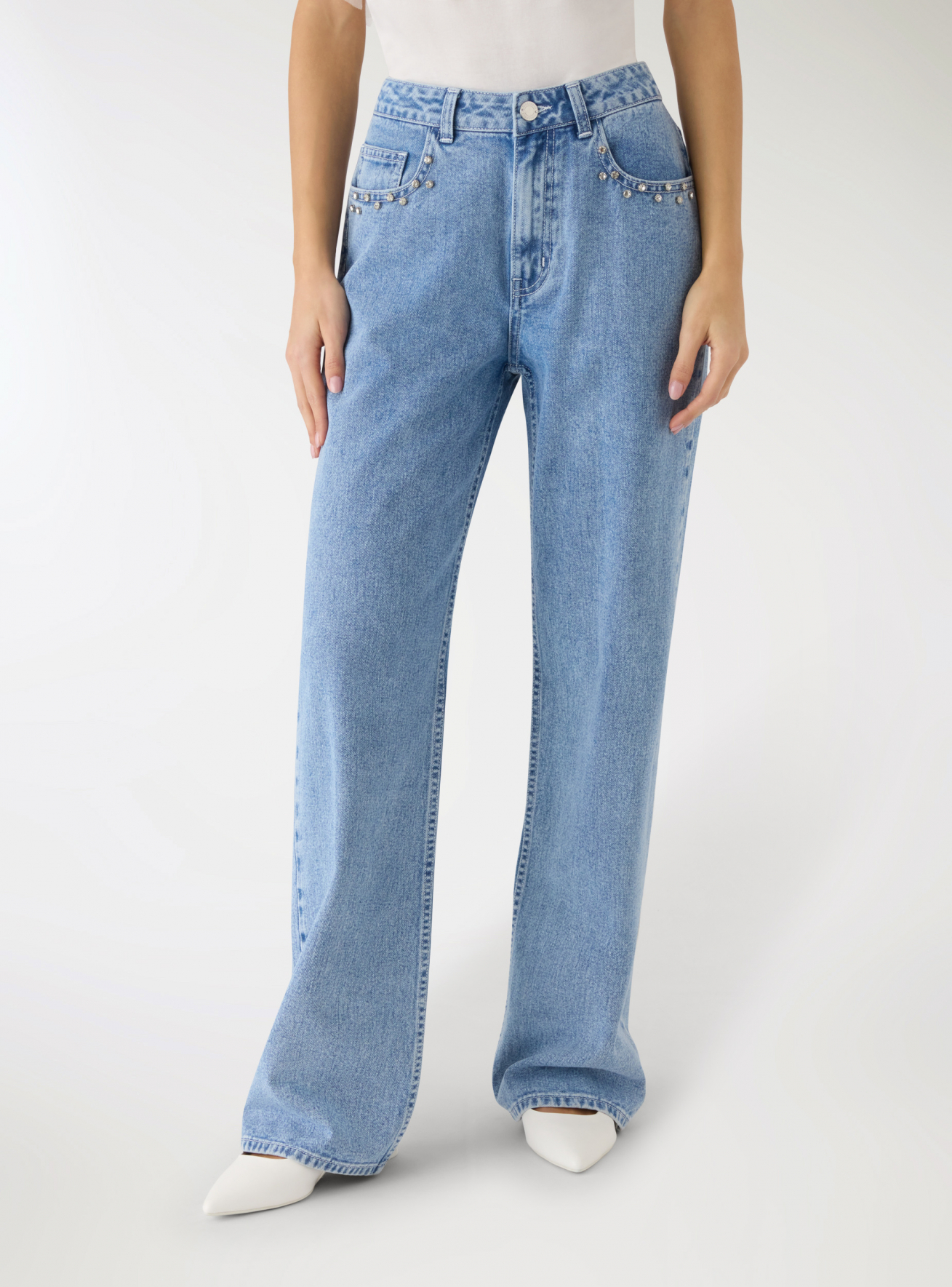 Pantalone Jeans Lungo Donna Terranova