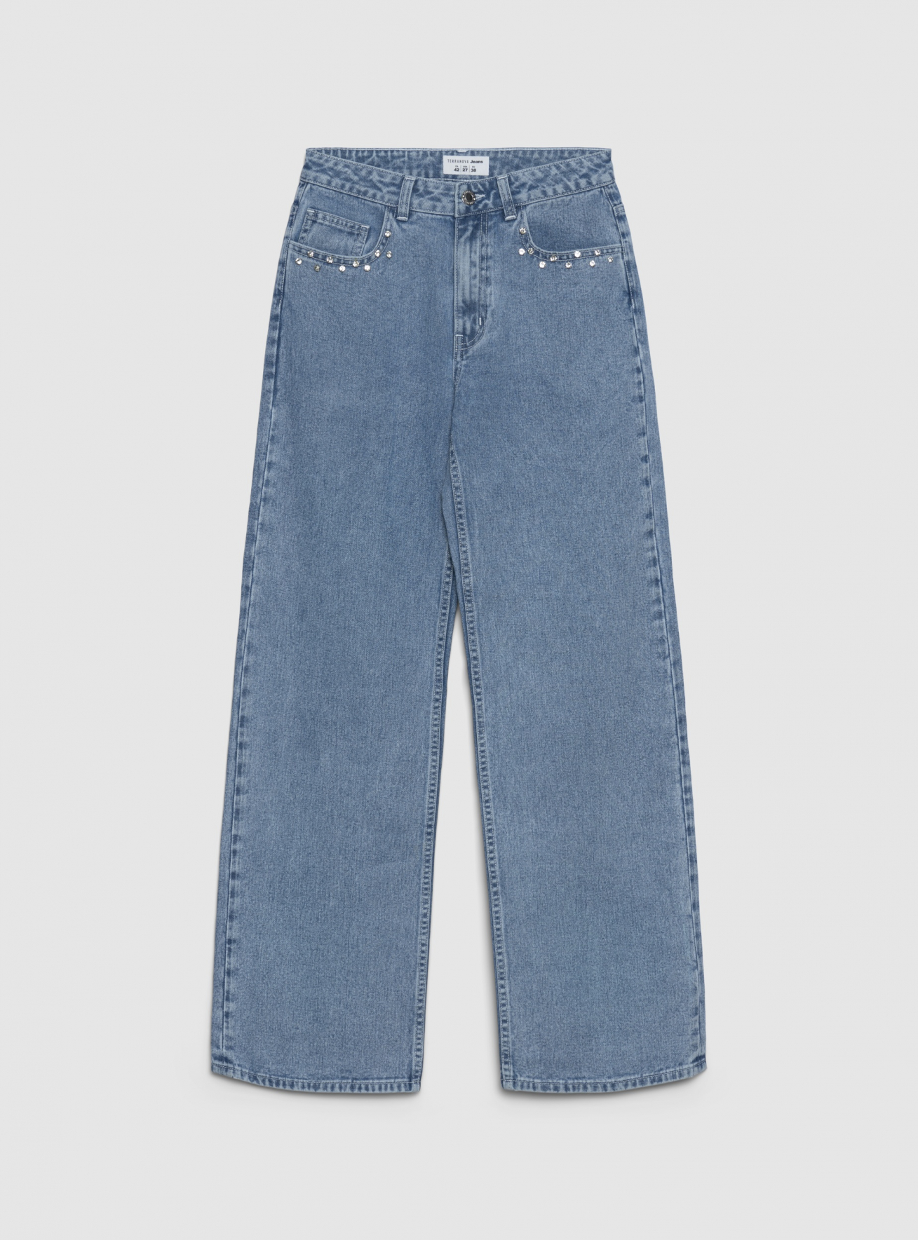 Pantalone Jeans Lungo Donna Terranova