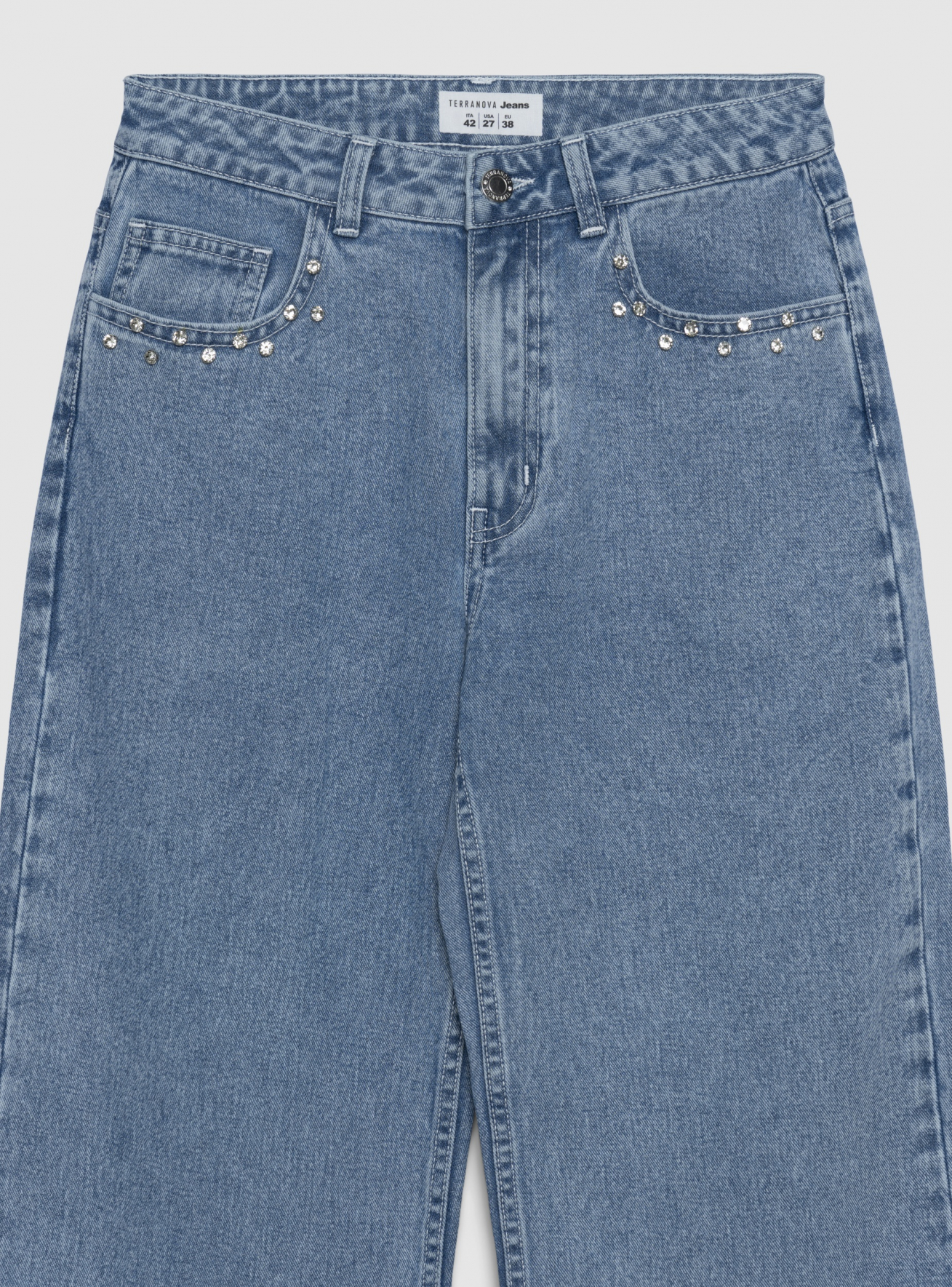 Pantalone Jeans Lungo Donna Terranova