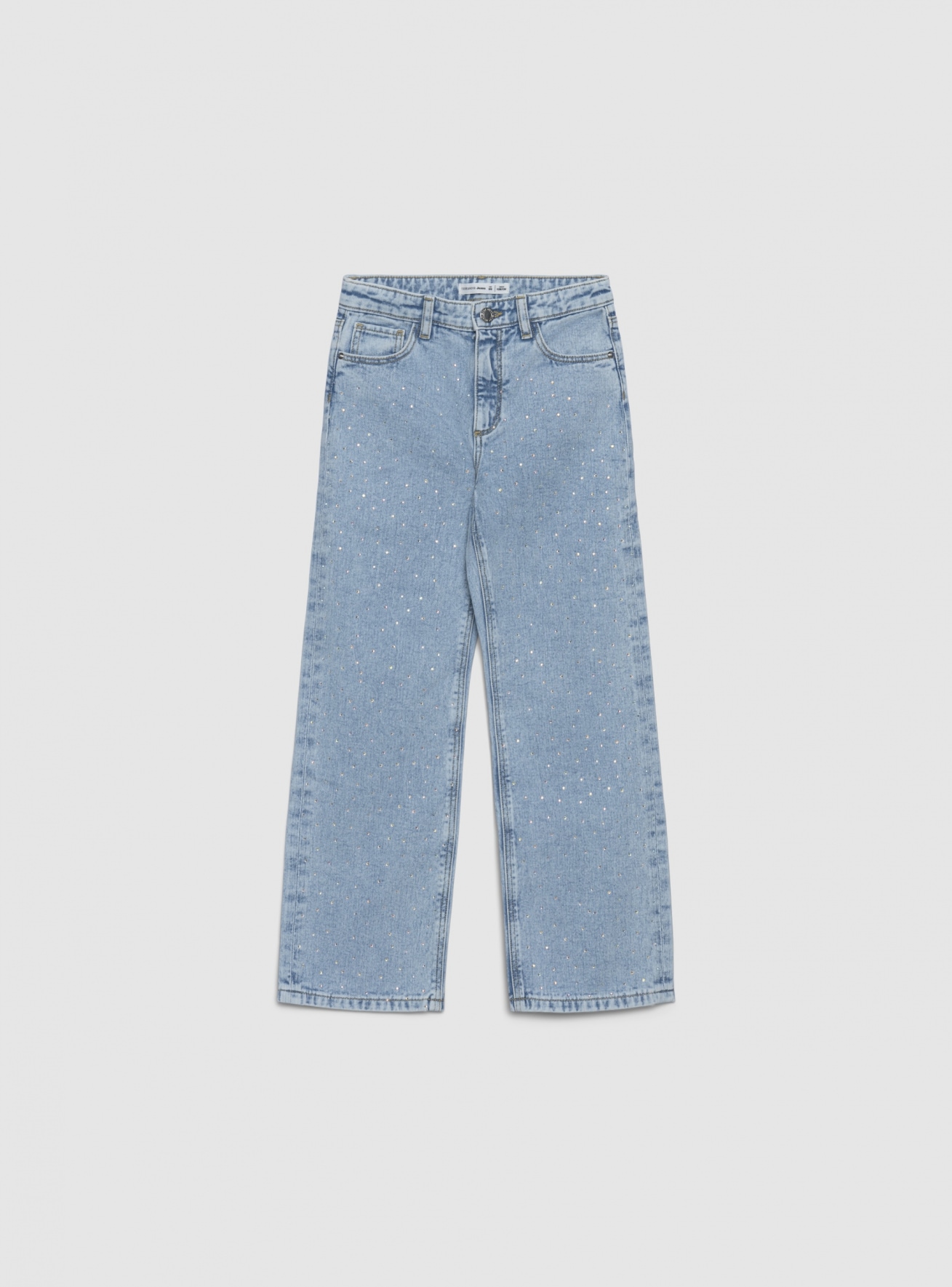 Długie spodnie jeansowe Dziewczynka Terranova