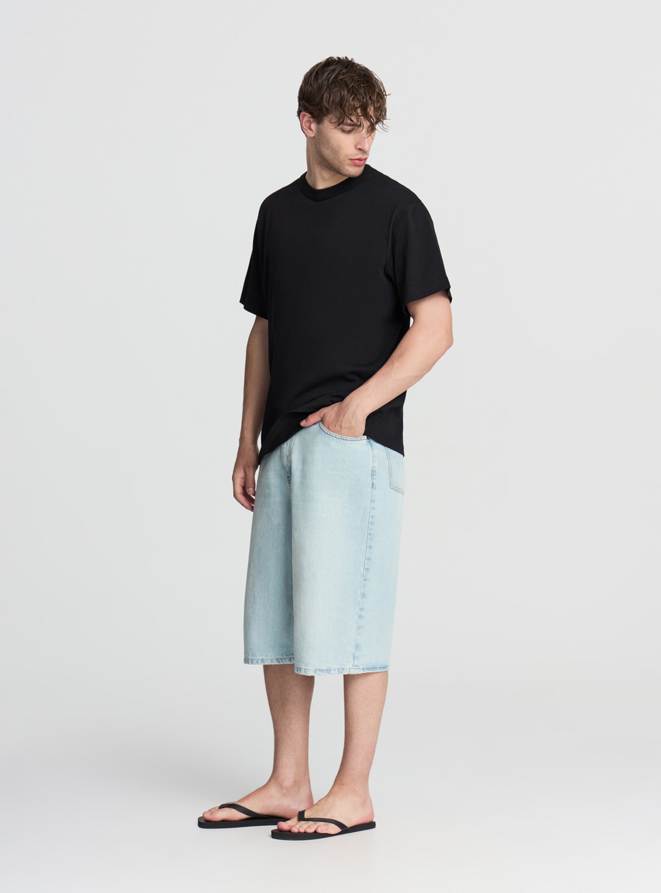 Pantalone Jeans Corto Herren Terranova