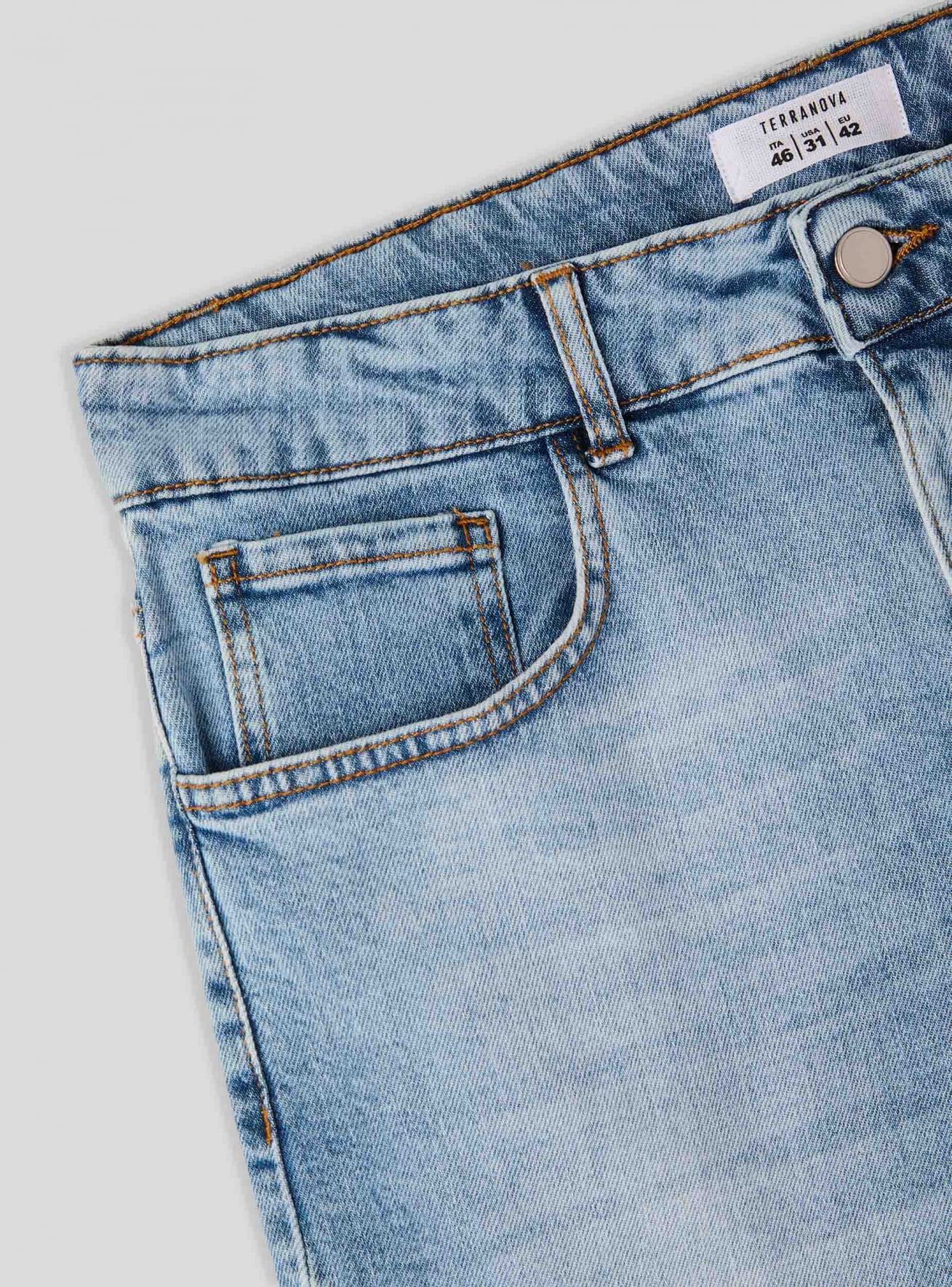 Pantalone Jeans Corto Uomo Terranova