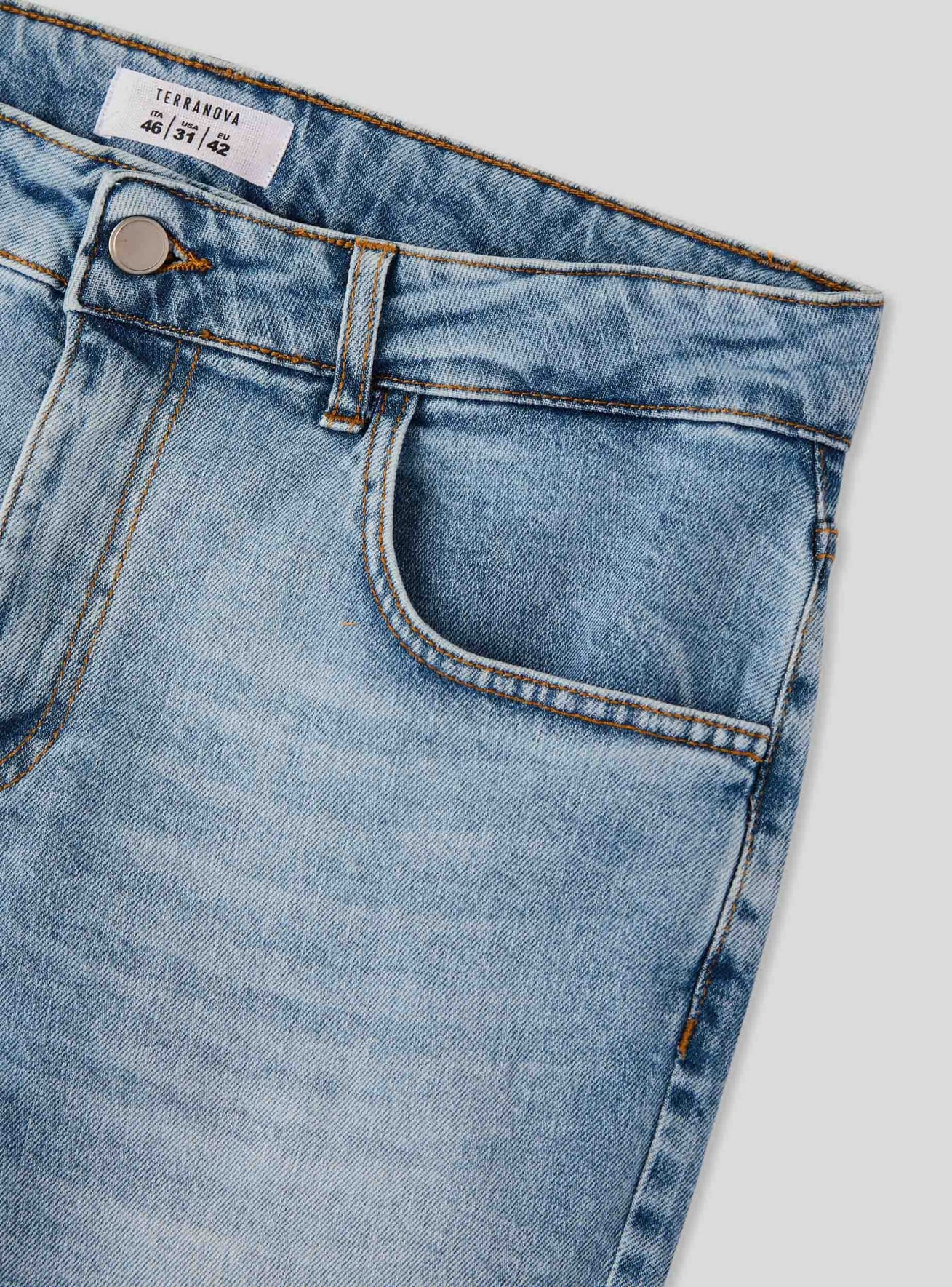 Pantalone Jeans Corto Uomo Terranova
