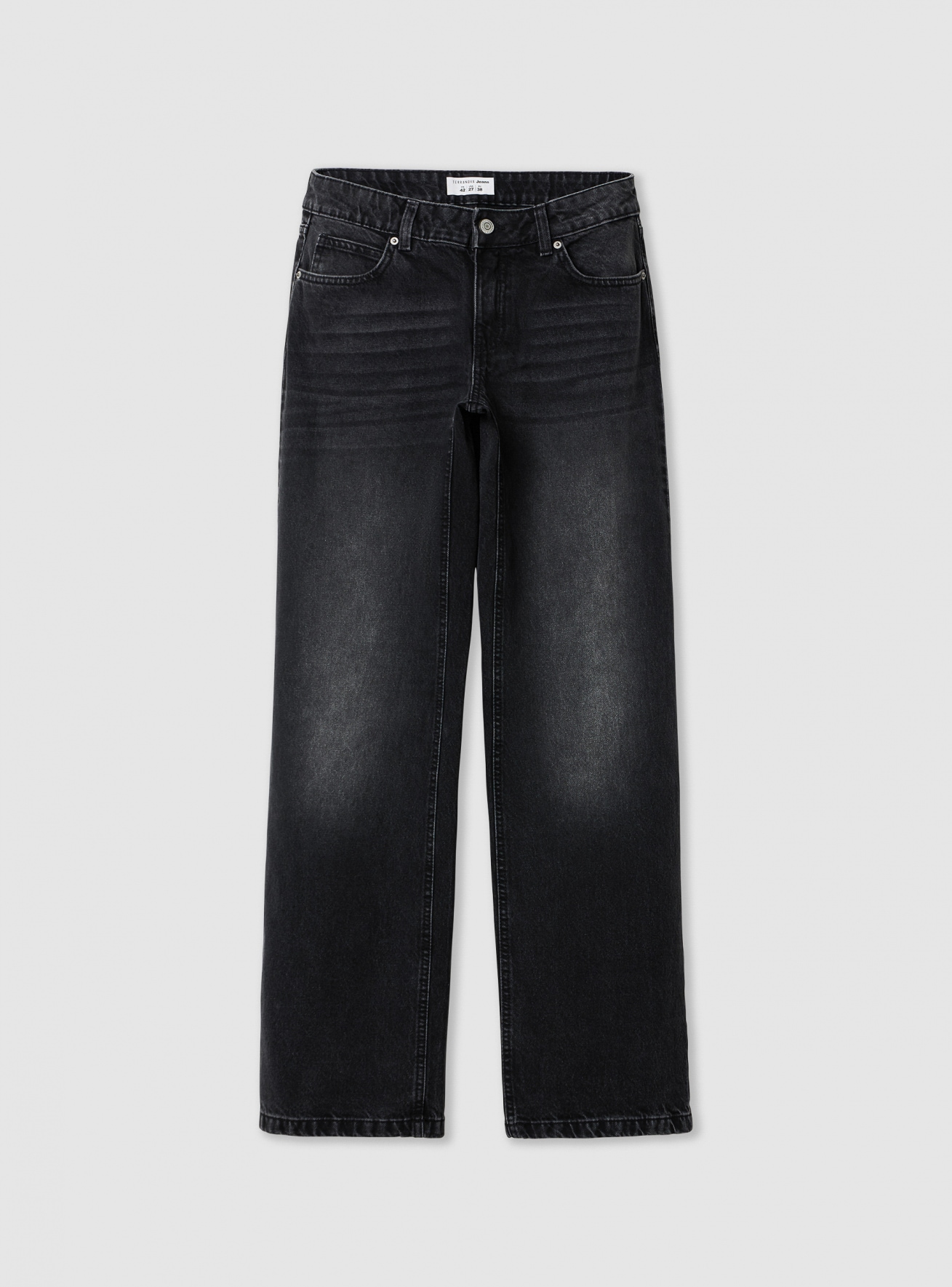 Jeans wide leg vita bassa