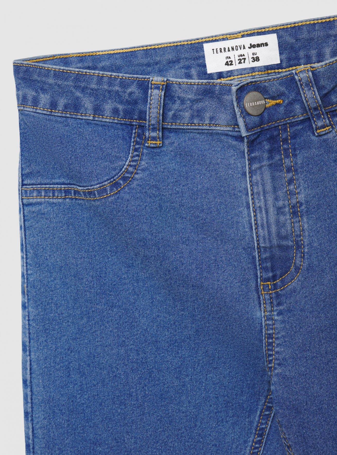 Pantalone Jeans Lungo Donna Terranova