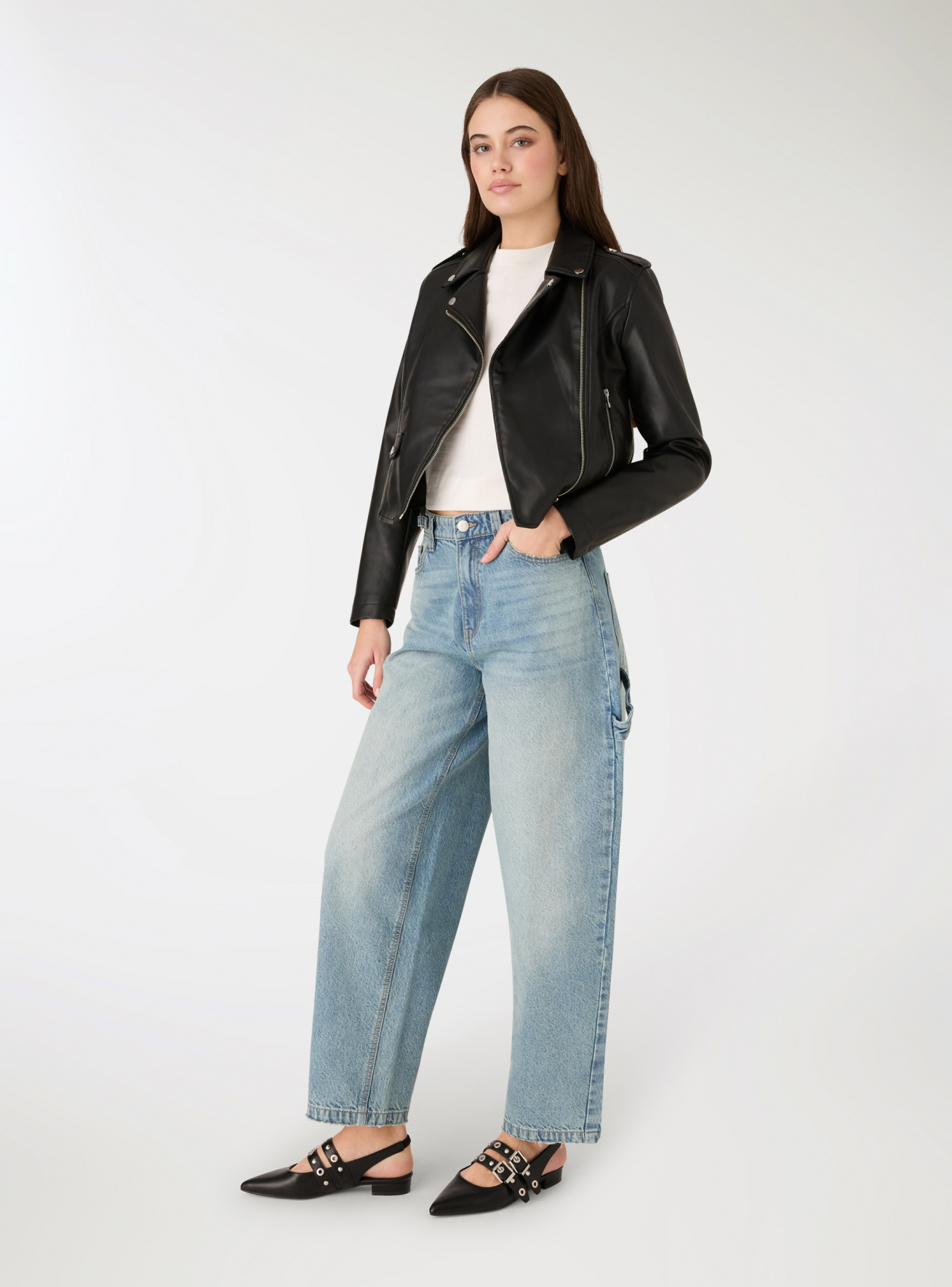 Pantalone Jeans Lungo Donna Terranova