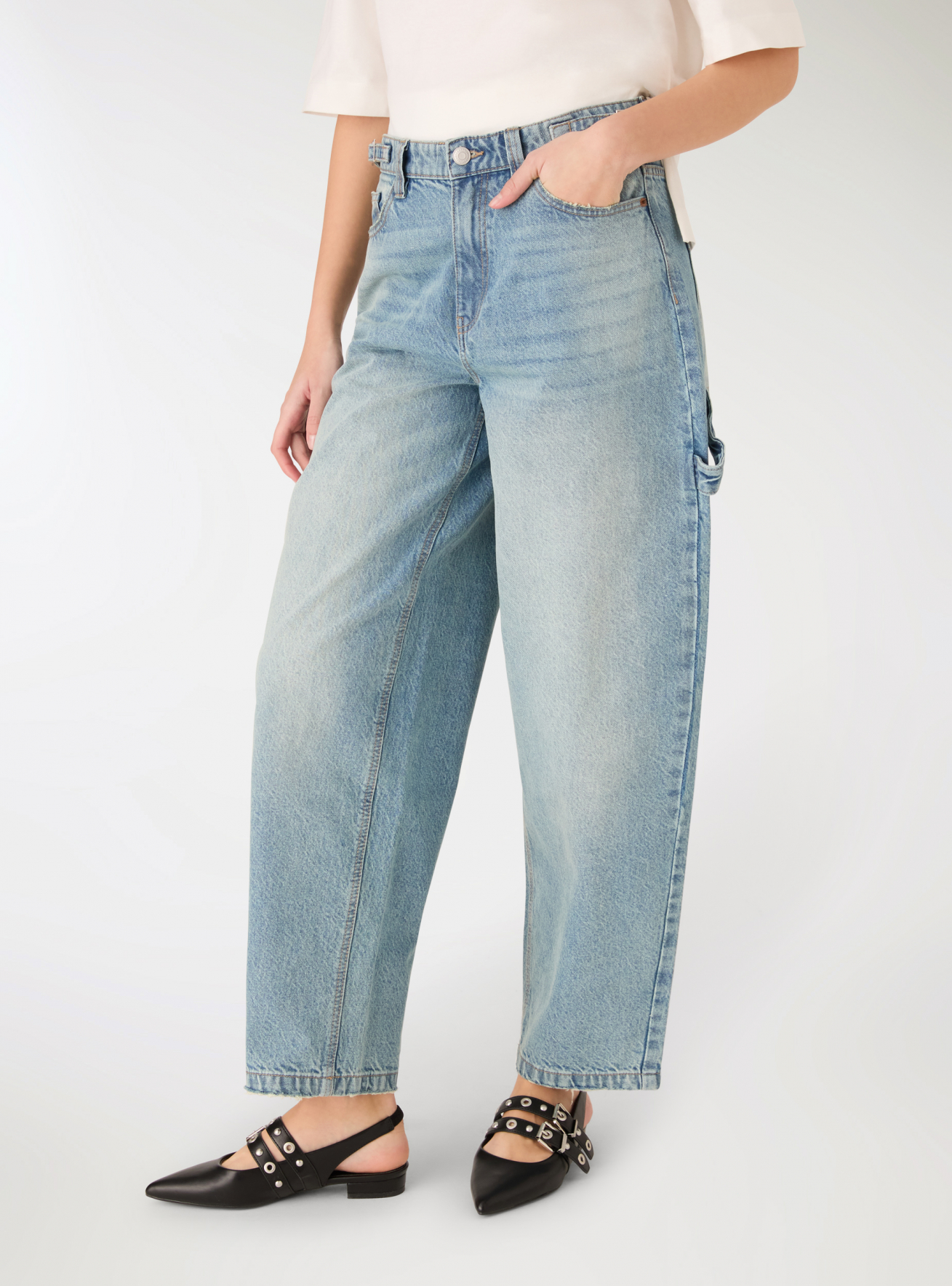 Pantalone Jeans Lungo Donna Terranova