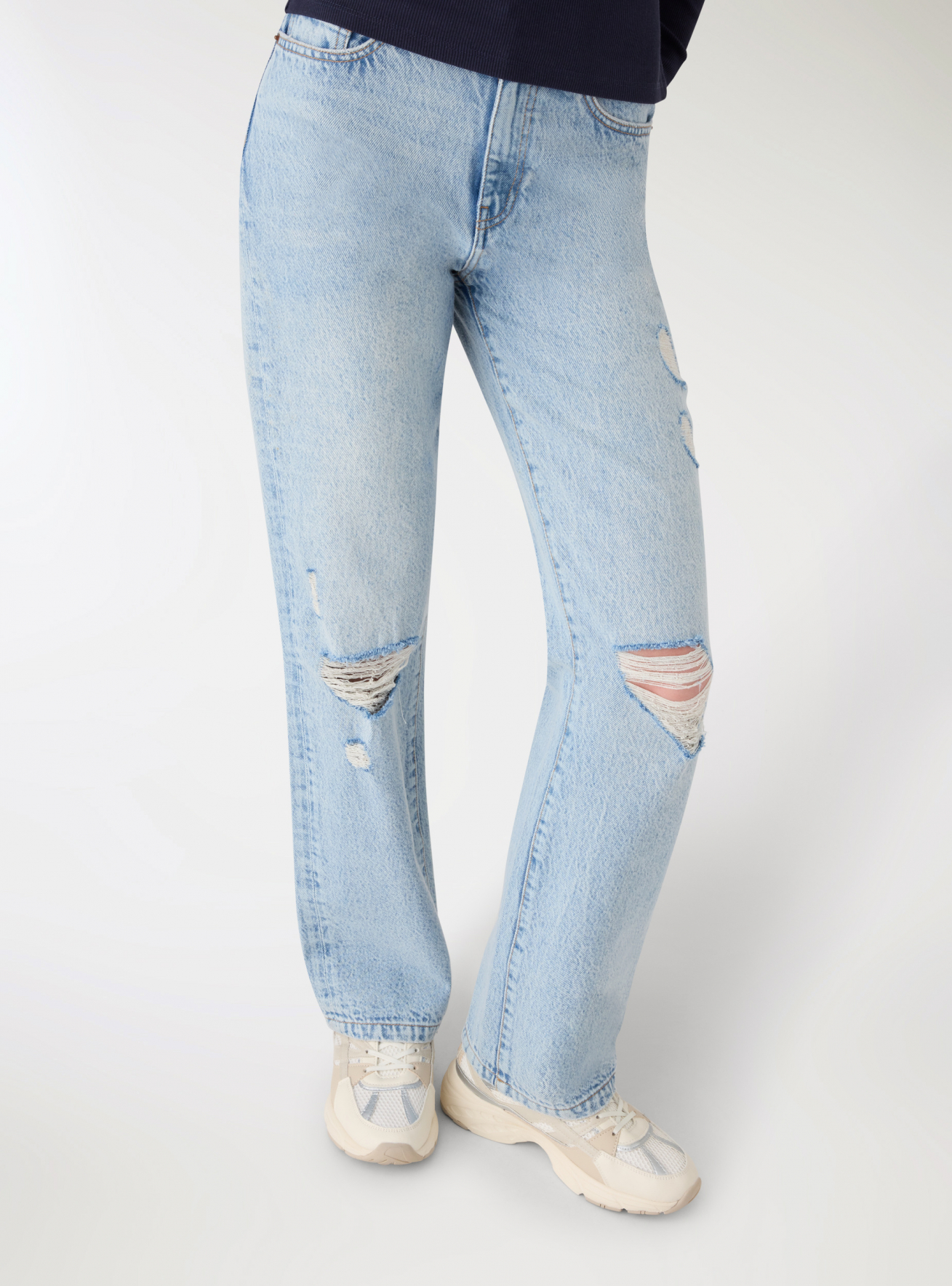 Pantalone Jeans Lungo Donna Terranova