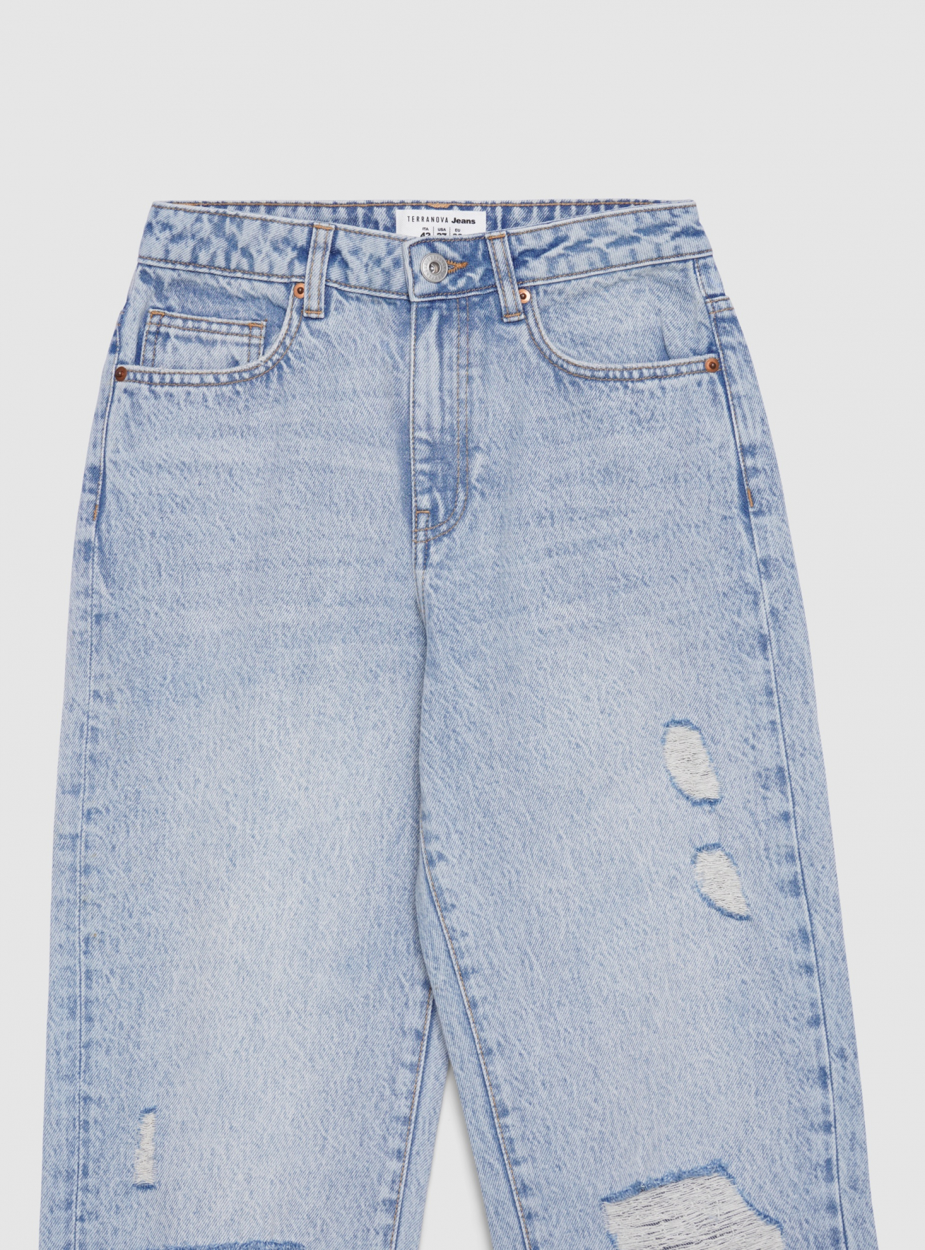 Pantalone Jeans Lungo Donna Terranova