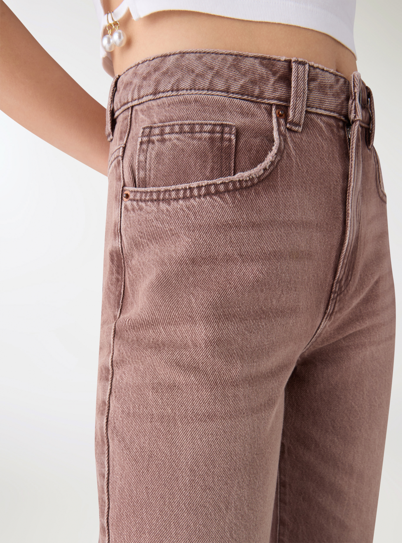 Pantalone Jeans Lungo Donna Terranova