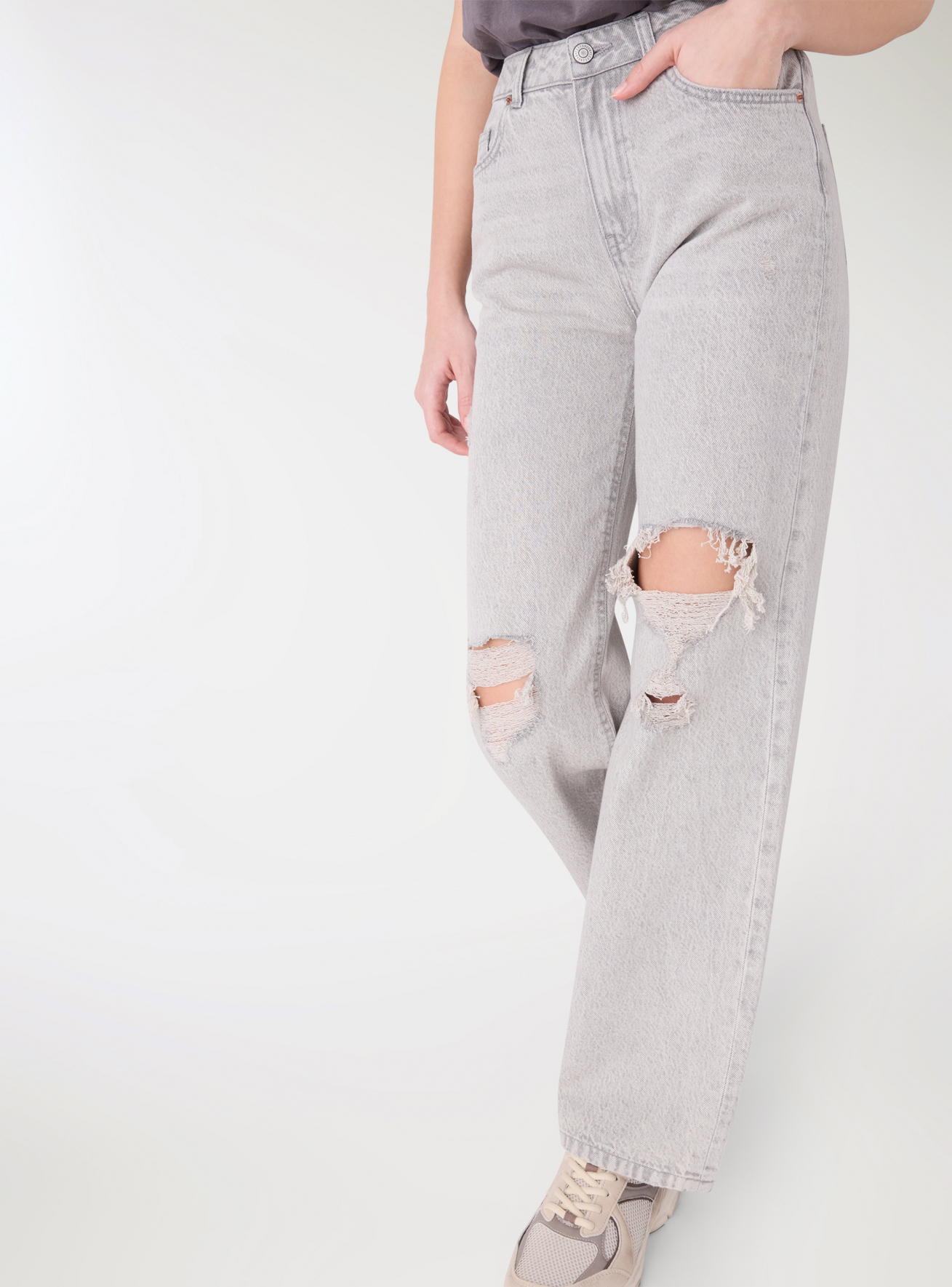 Pantalone Jeans Lungo Donna Terranova