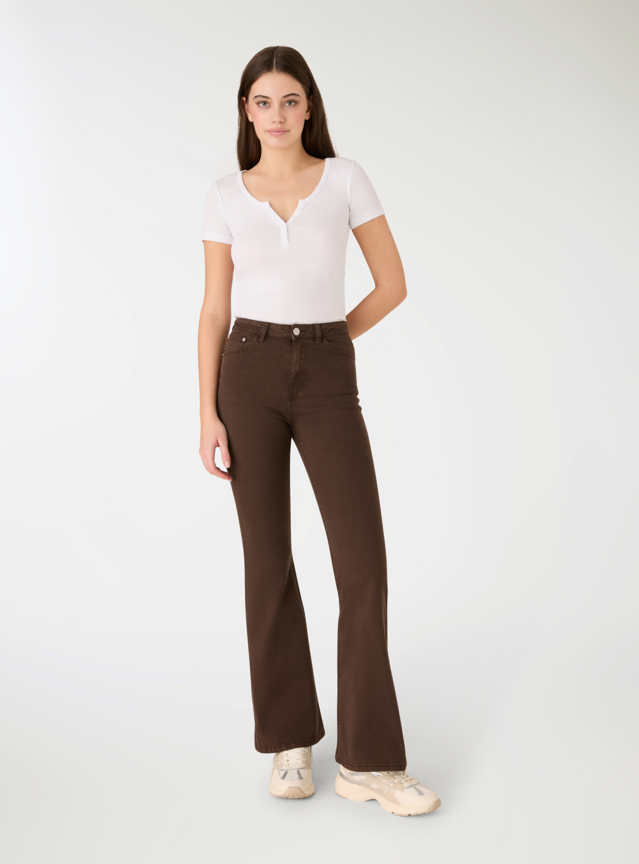 Pantalone Jeans Lungo Donna Terranova