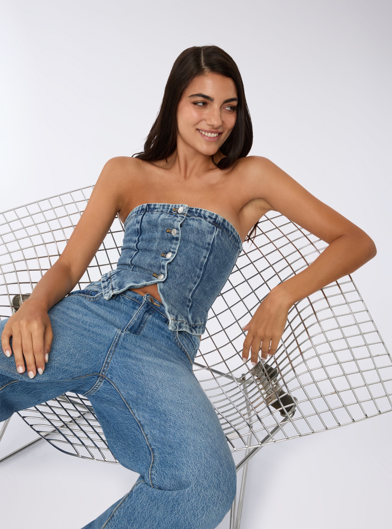Top a fascia con bottoni