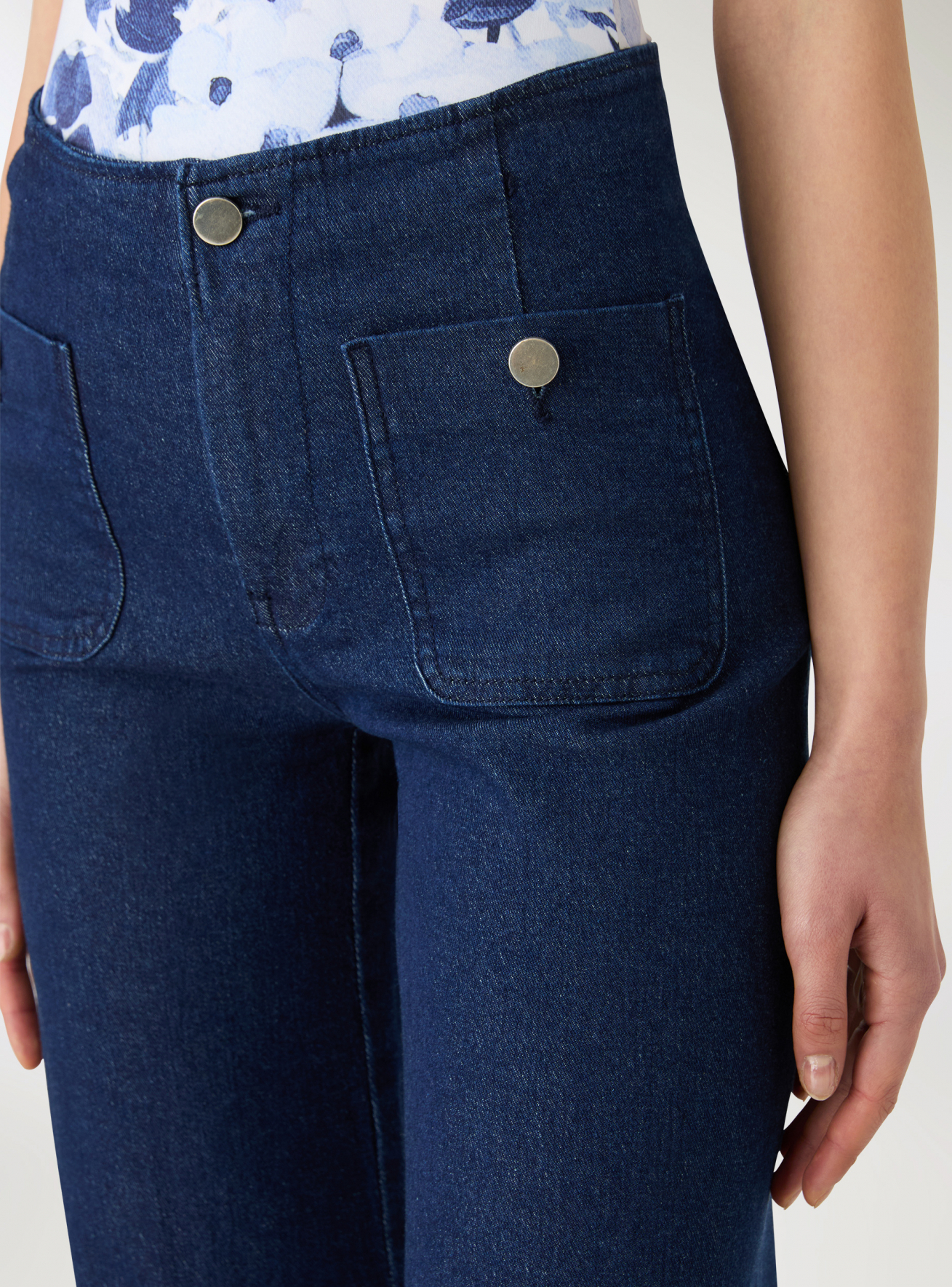 Pantalone Jeans Lungo Donna Terranova