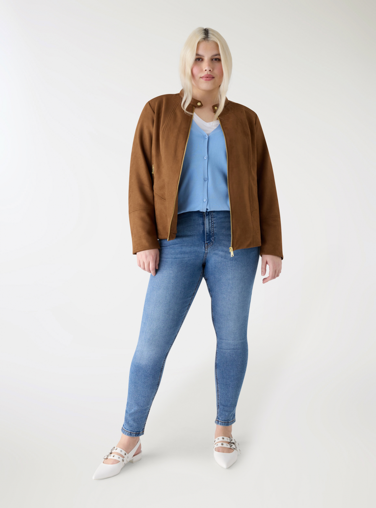 Pantalone Jeans Lungo Donna Terranova