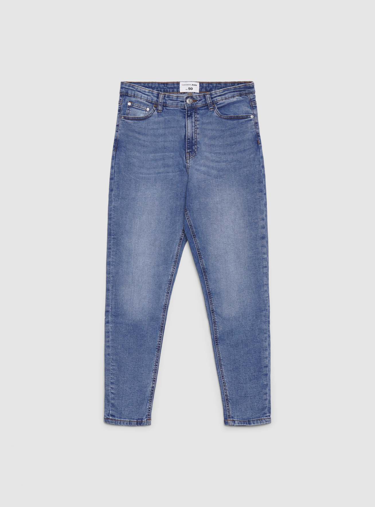 Pantalone Jeans Lungo Donna Terranova