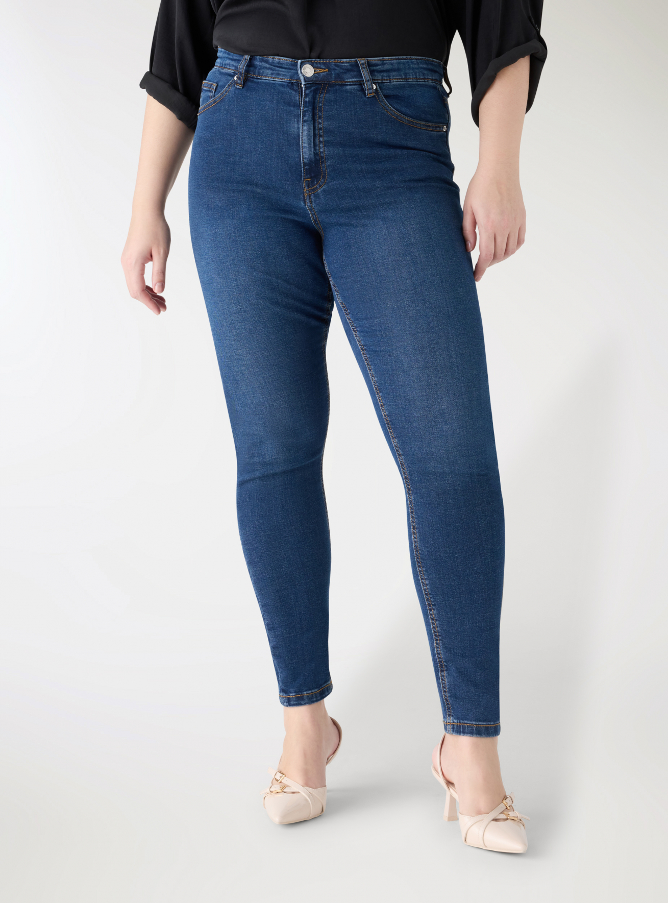 Pantalone Jeans Lungo Donna Terranova