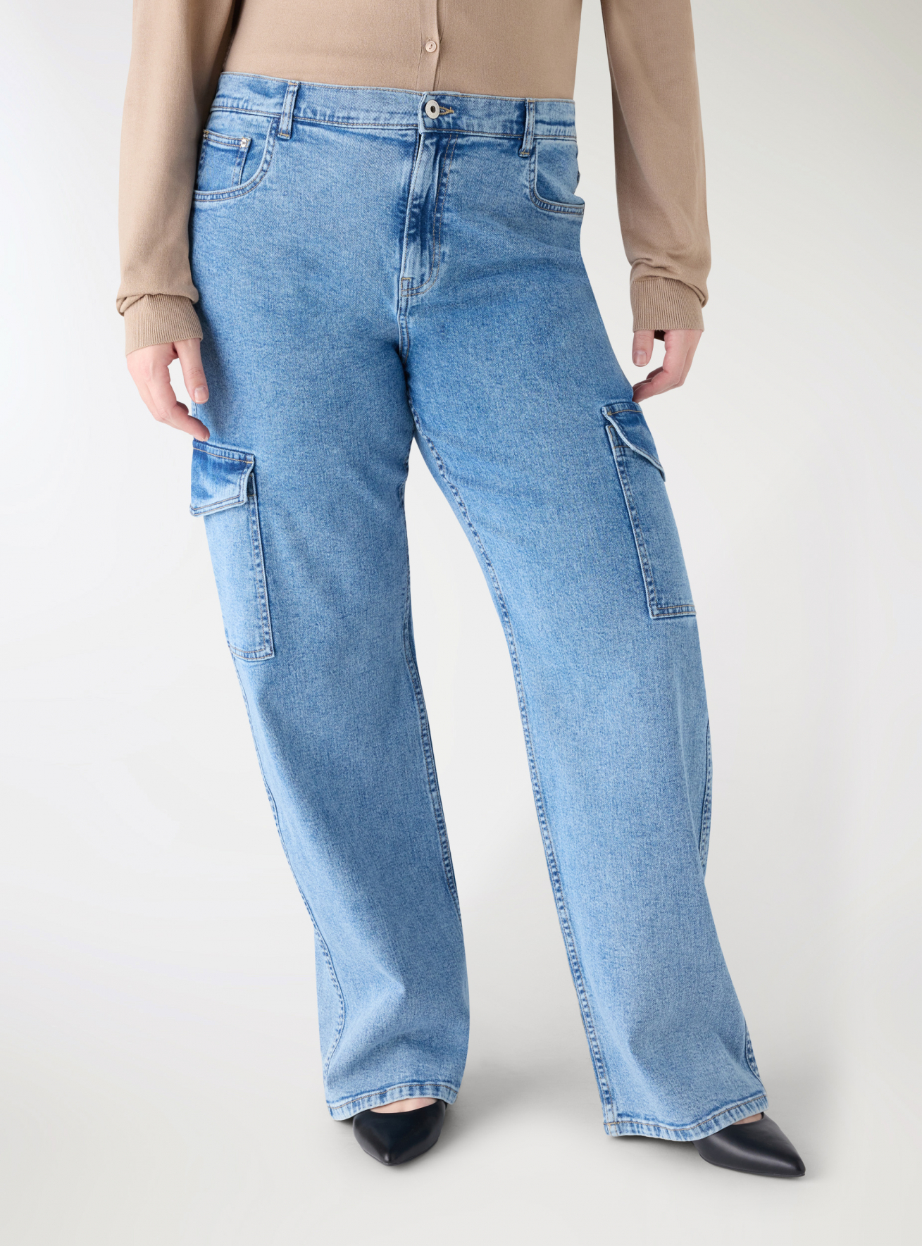 Pantalone Jeans Lungo Donna Terranova