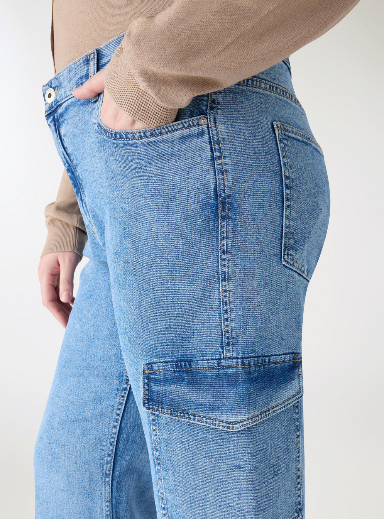 Pantalone Jeans Lungo Donna Terranova