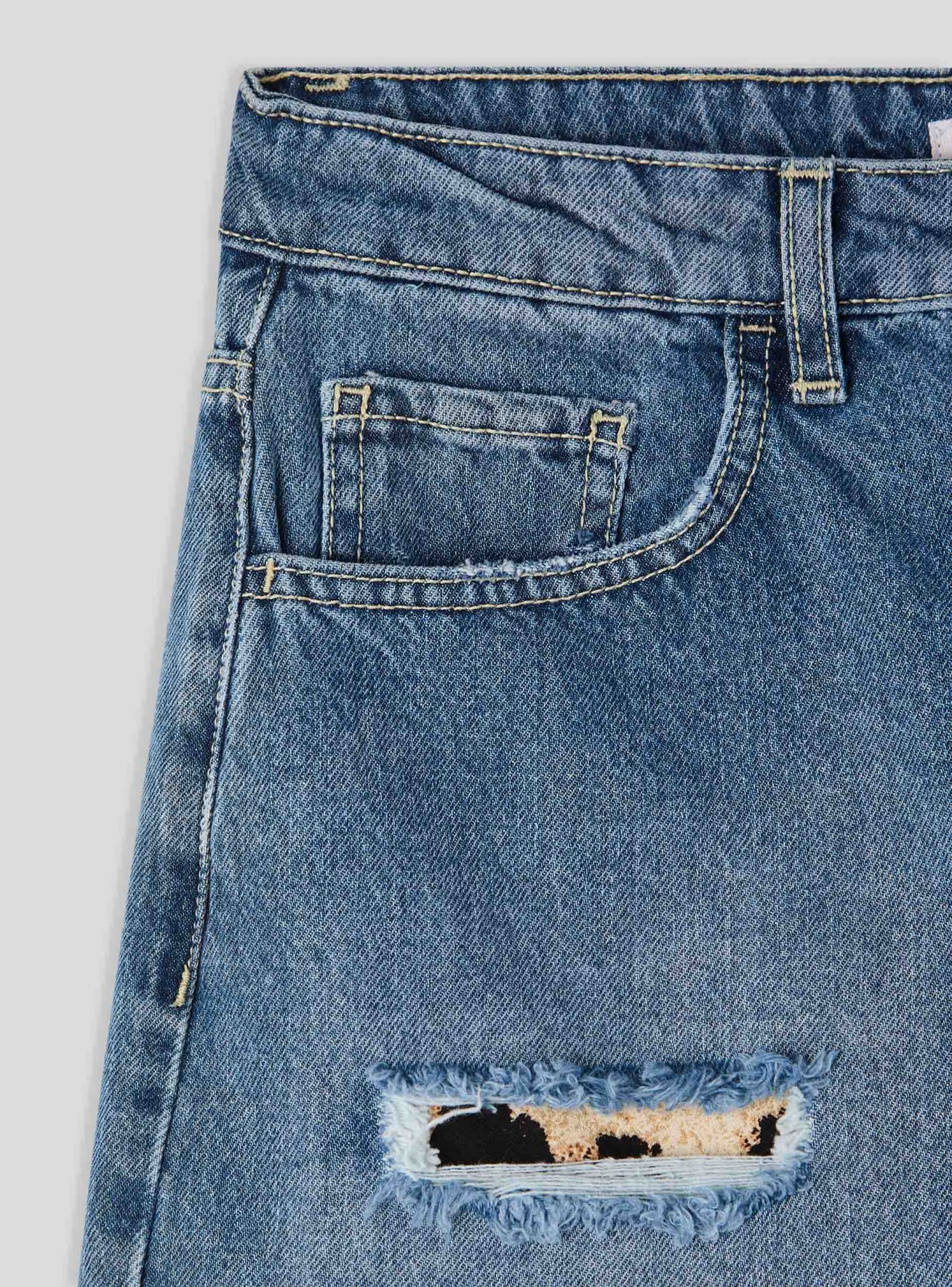 Pantalone Jeans Corto Donna Terranova